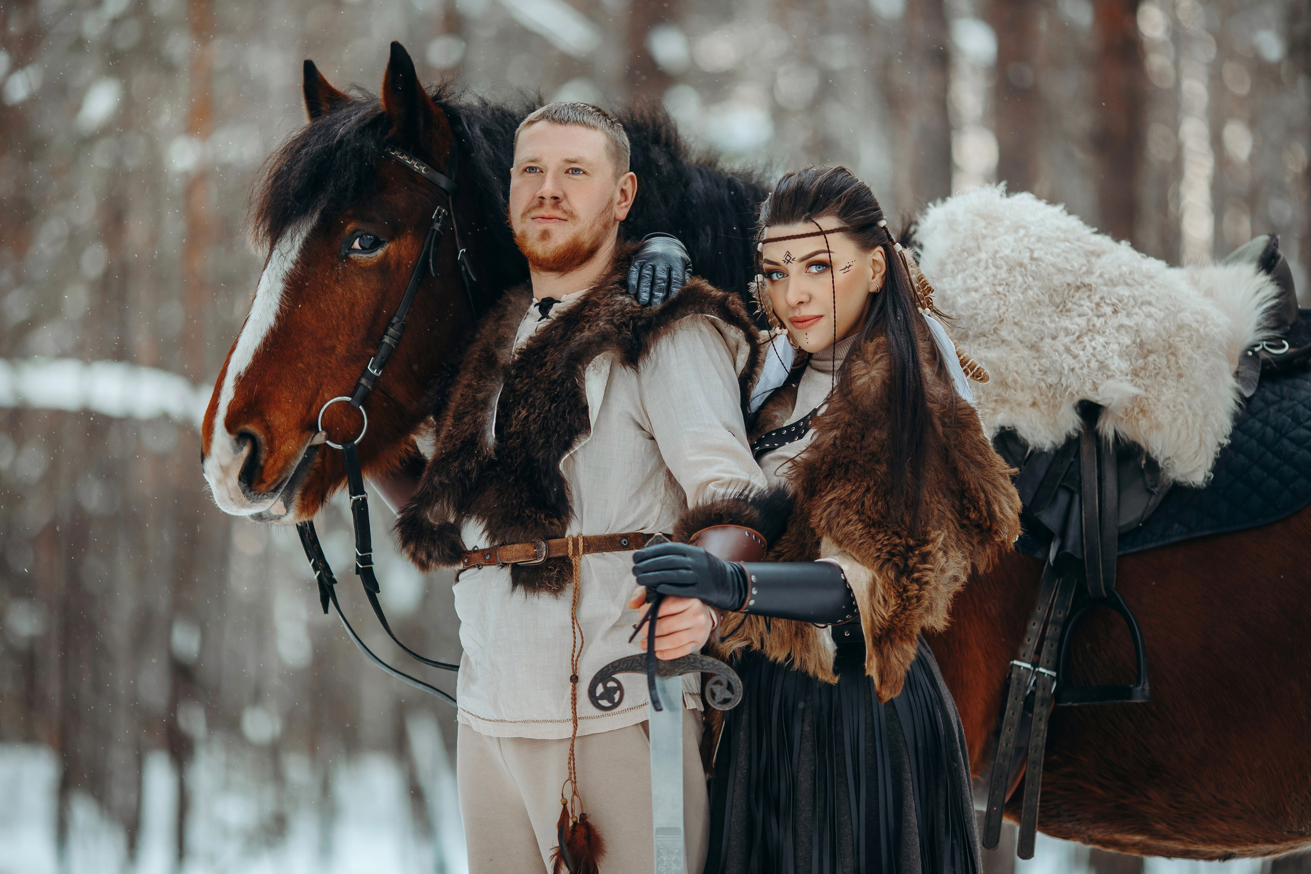 Викинги. Анна Молчанова конный фотограф в Тюмени | фотосессии с лошадьми Тюмень