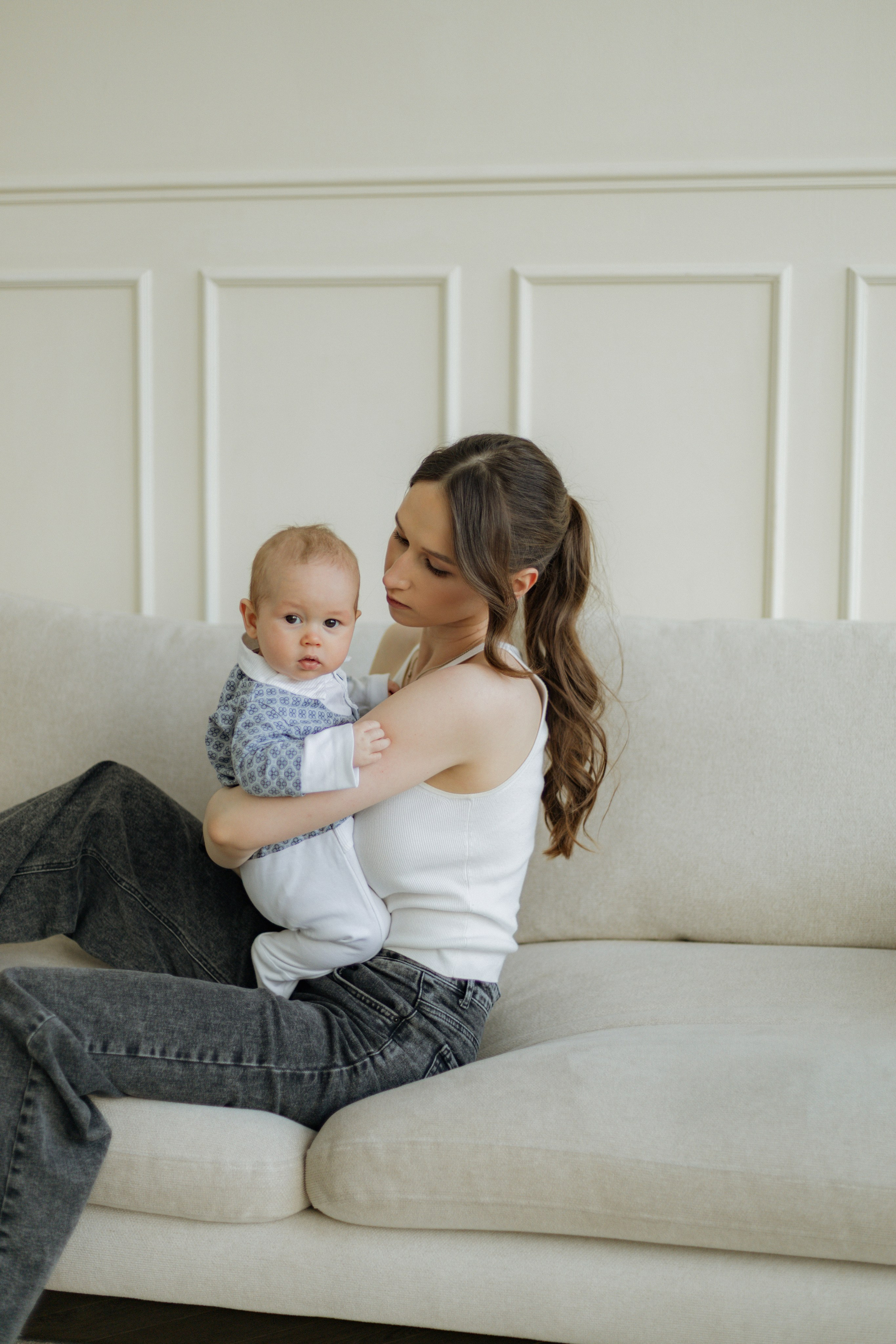 Ксения с сыном. Кузьмина Анастасия — контент-фотограф | Москва