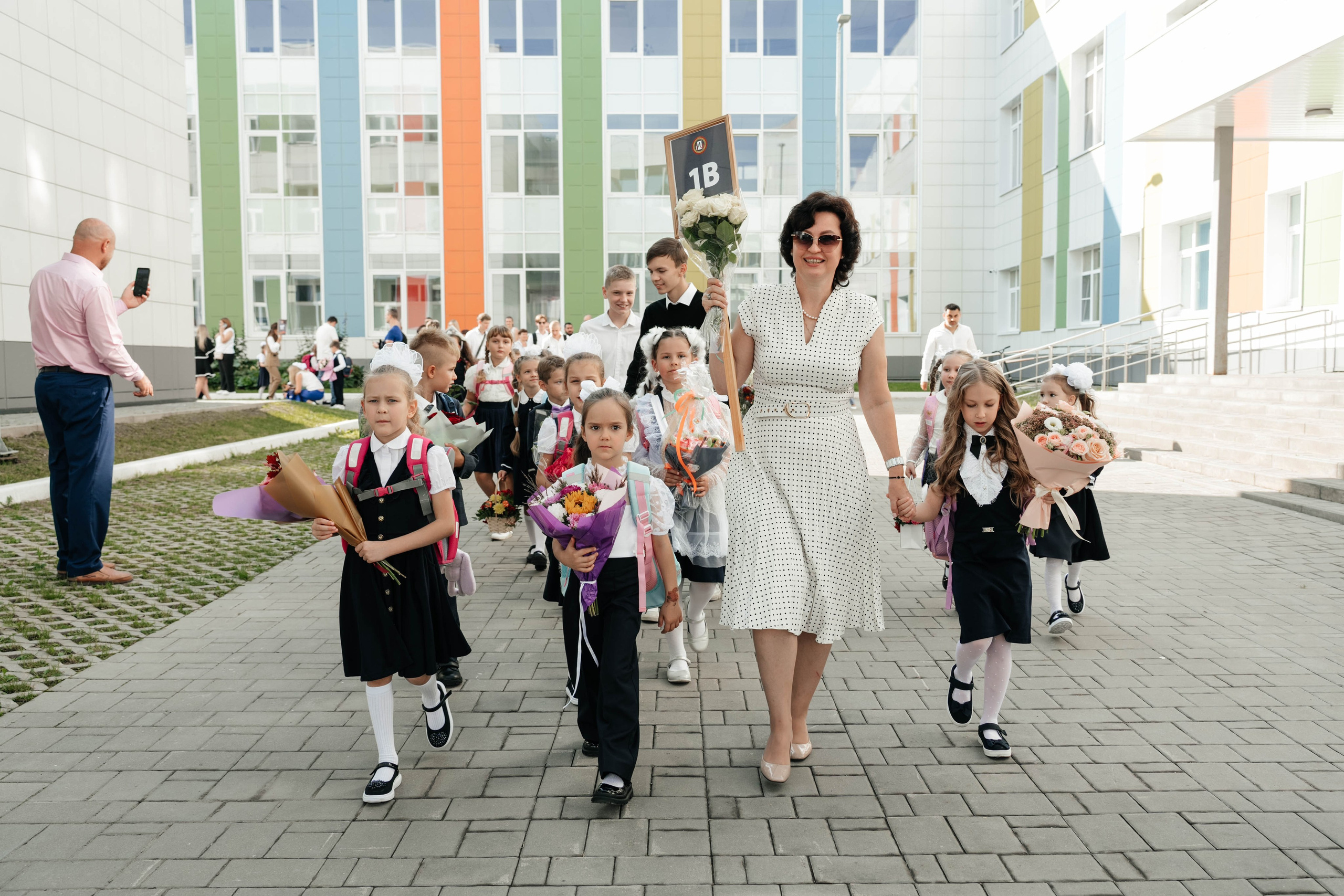 1 сентября, 1-й класс. Свадебный фотограф Москва Александра Аверкова