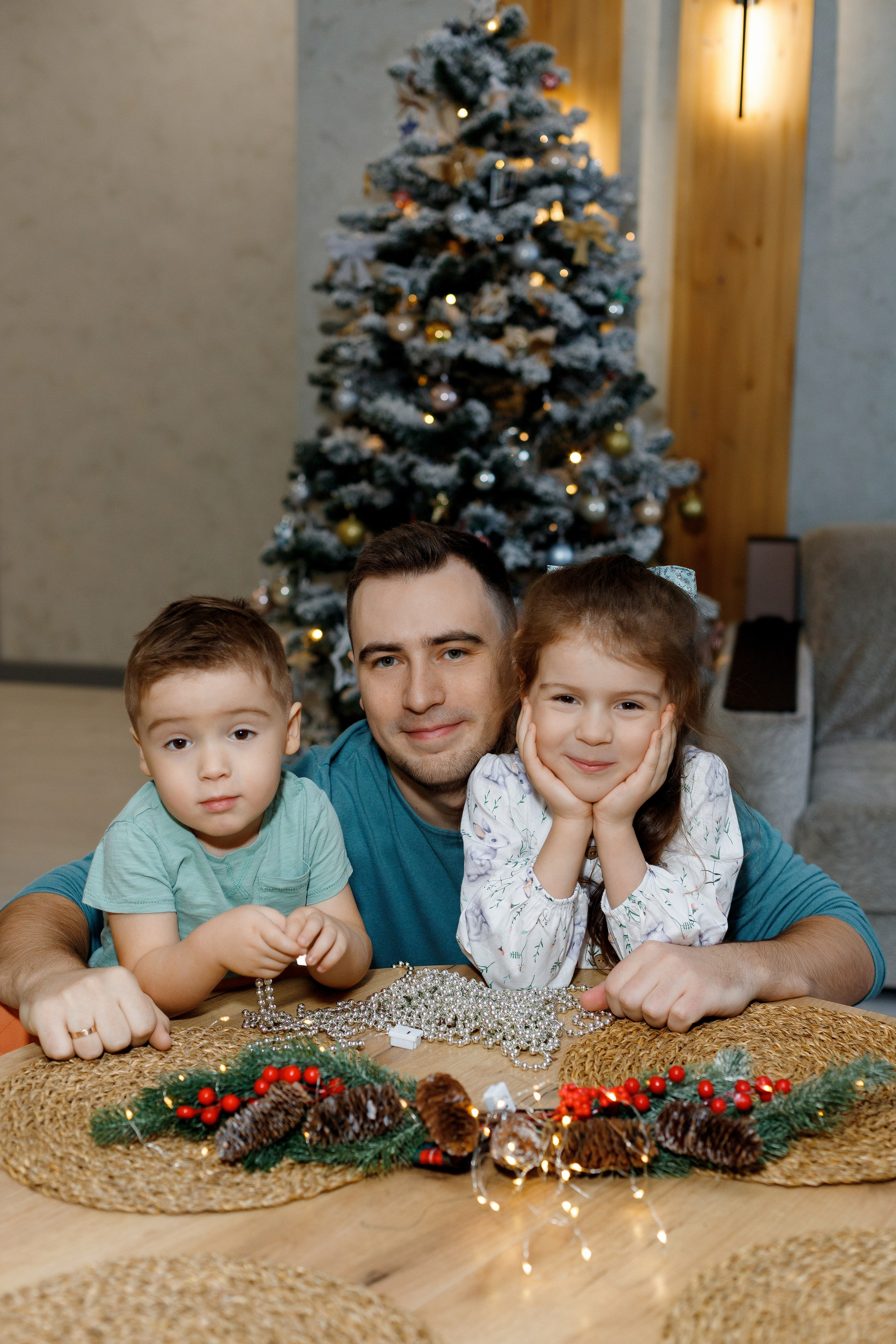 Предновогодняя домашняя фотосессия. Фотограф Александра Сыщенко