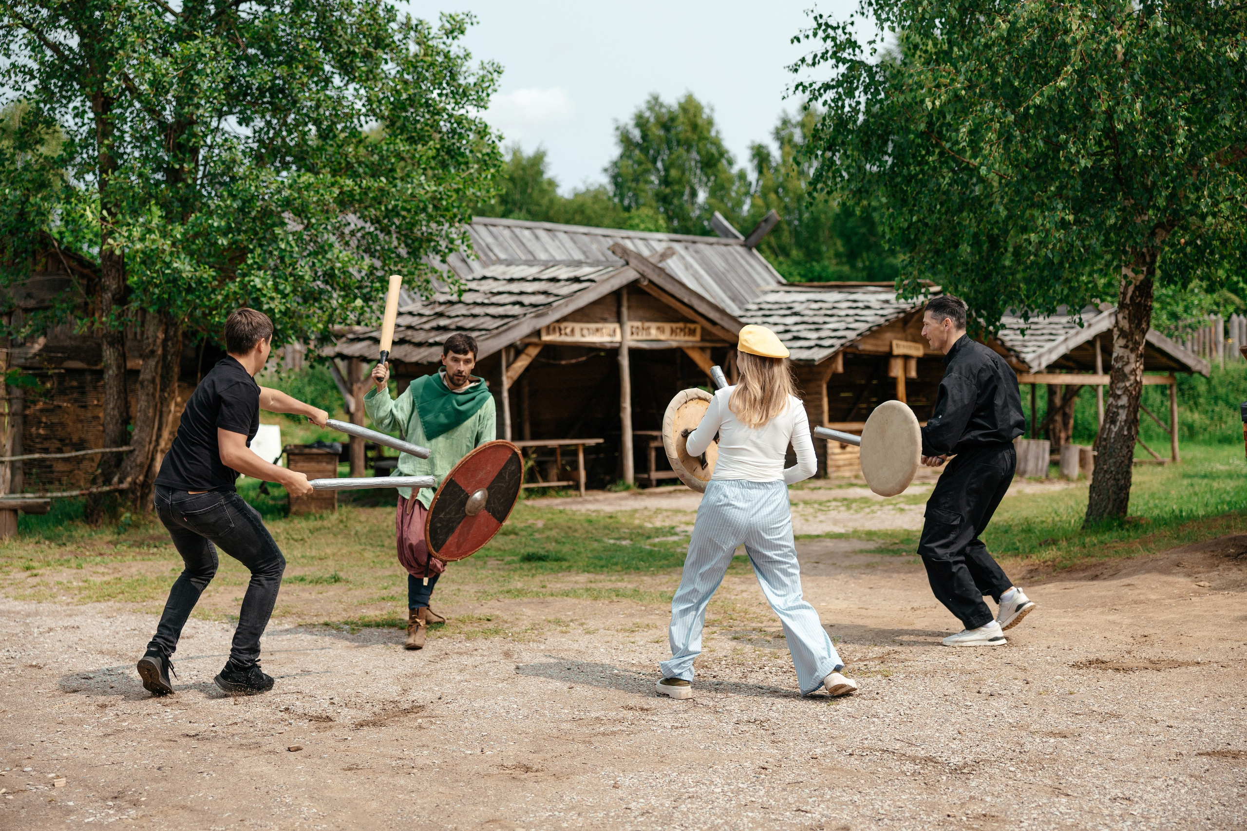 Корпоратив в деревне викингов