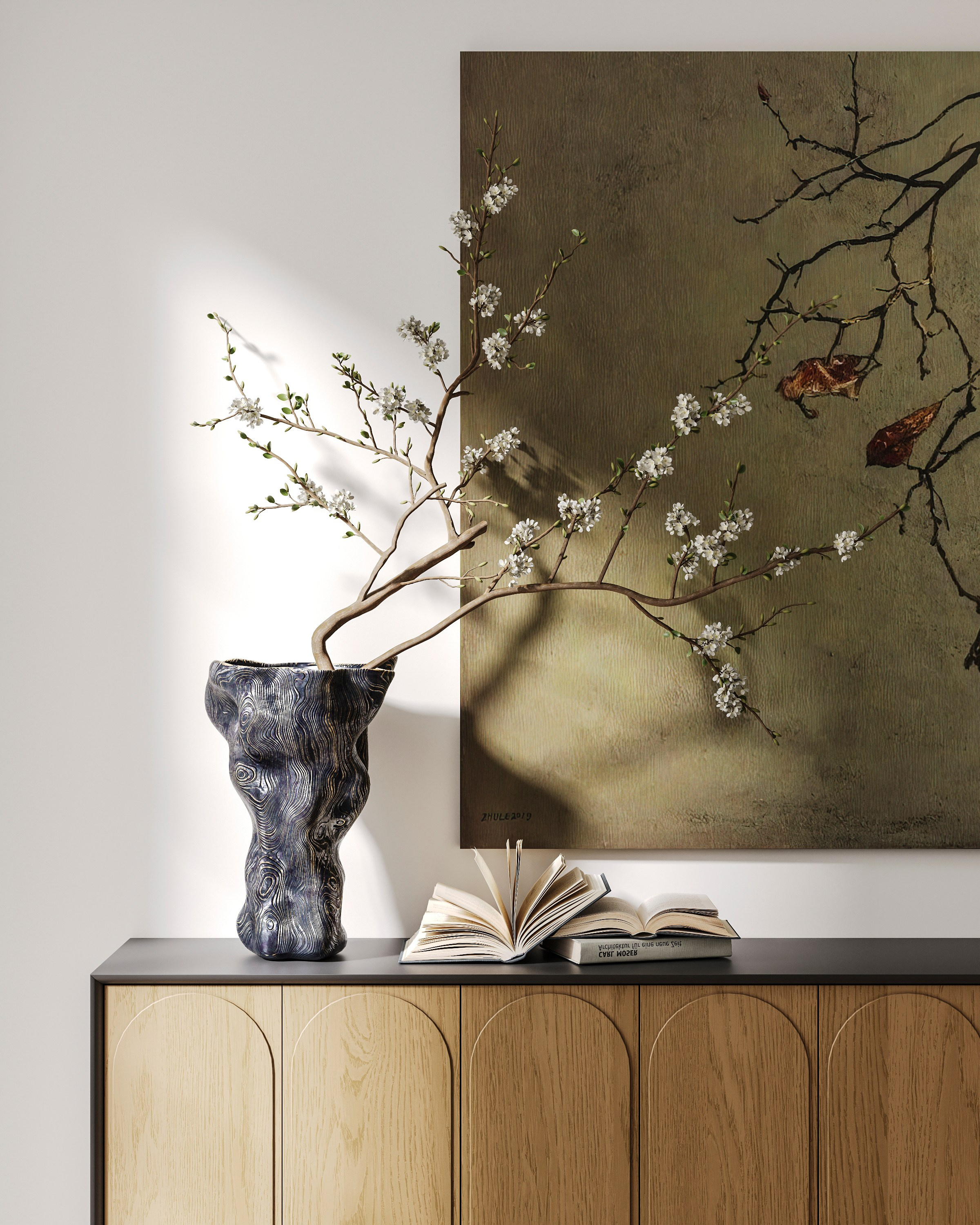 SERENE SPACE | DESIGNER ANNE KIREEVA. Interior Visualization by Valerie Stetyukevich