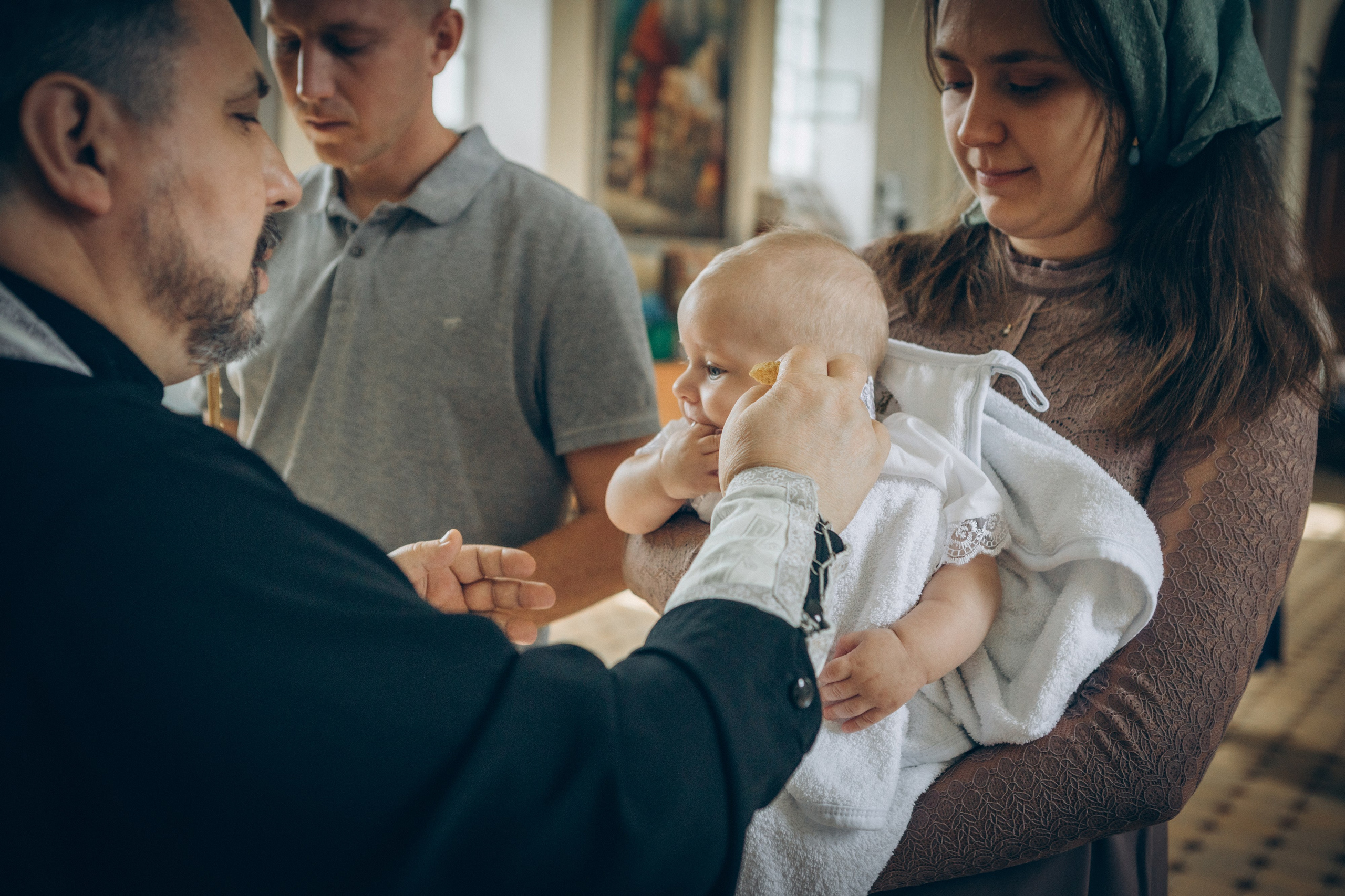 Крещение Тимофея. Семейный фотограф и фотограф на роды в Ростове-на-Дону Мухина Виктория