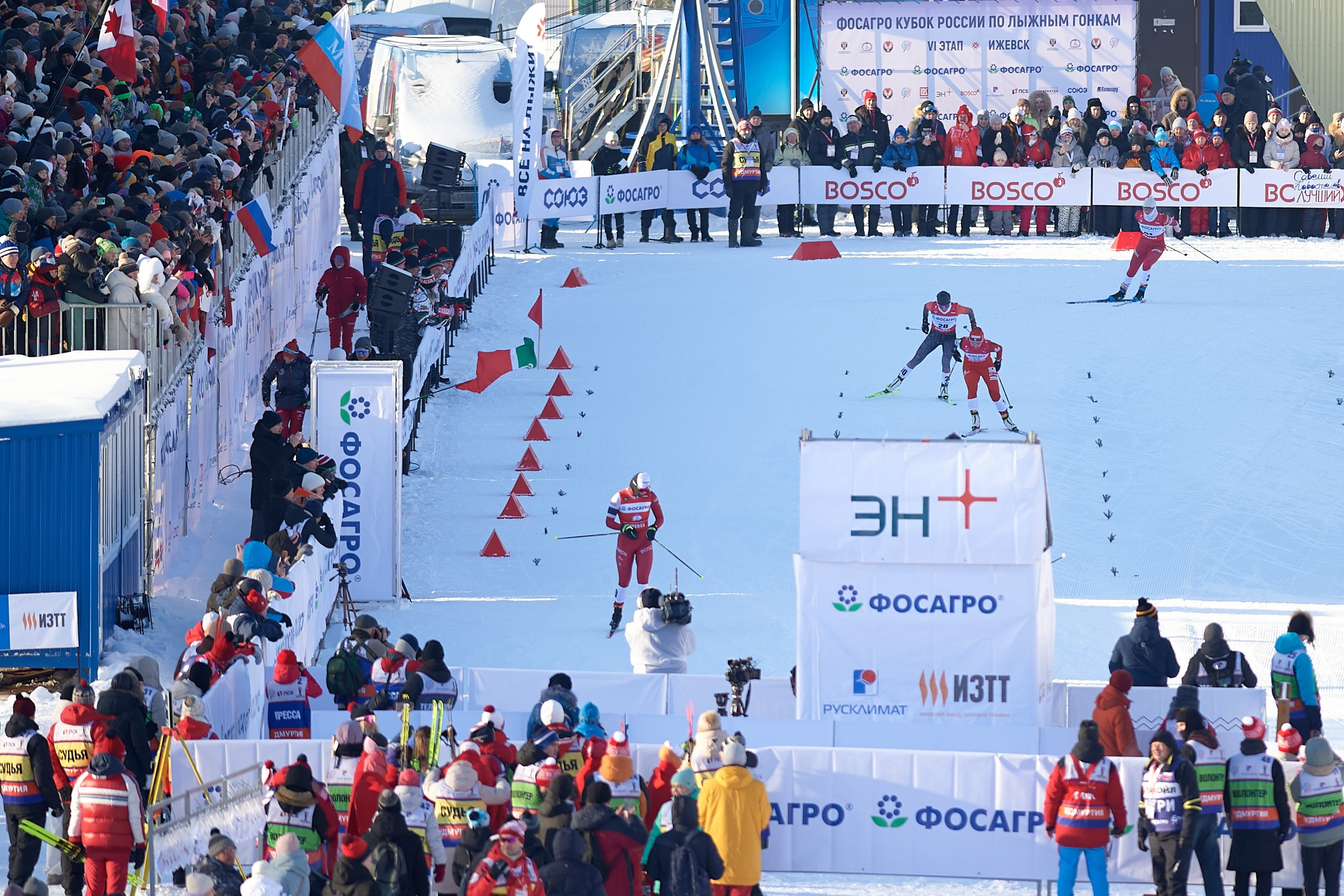 VI этап ФосАгро Кубка России по лыжным гонкам. Спринт. Ижевск 25.01.2025. Спортивный репортажный фотограф в Ижевске Сергей Мерзляков