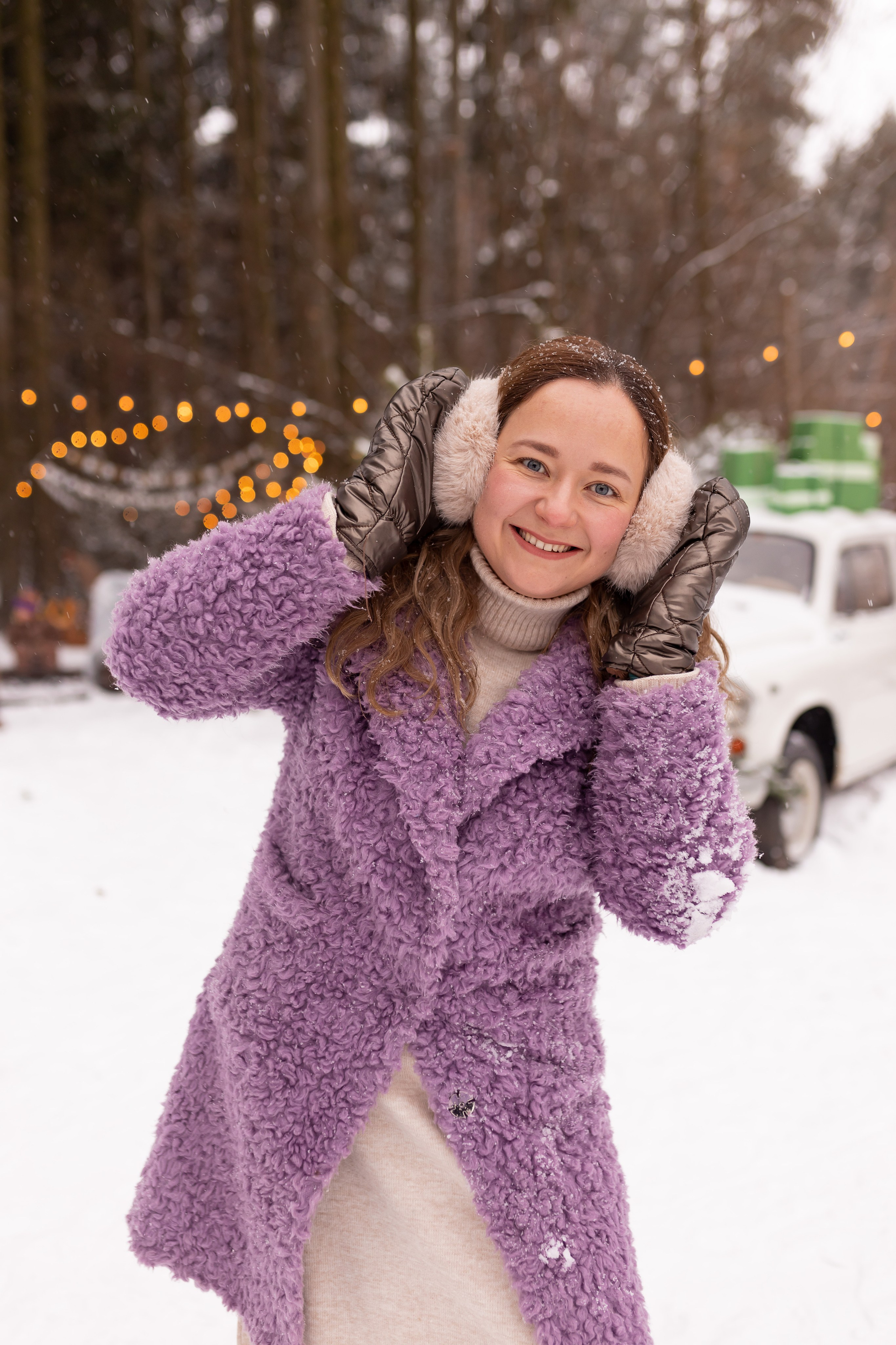 Первый снег в Декабре 2024. Семейный и детский фотограф в городе Подолск МО Крылова Ирина