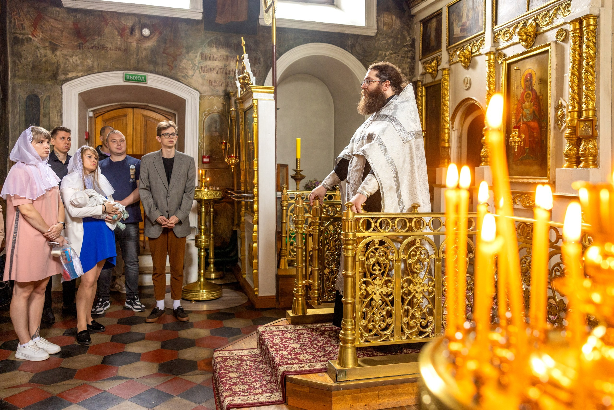 Образец репортажа крещения оригиналы, без искажений, без вспышки, светосильная оптика!. Фотограф в Туле Крупский АнДРей. Фотостудия «КАДР71» в Туле