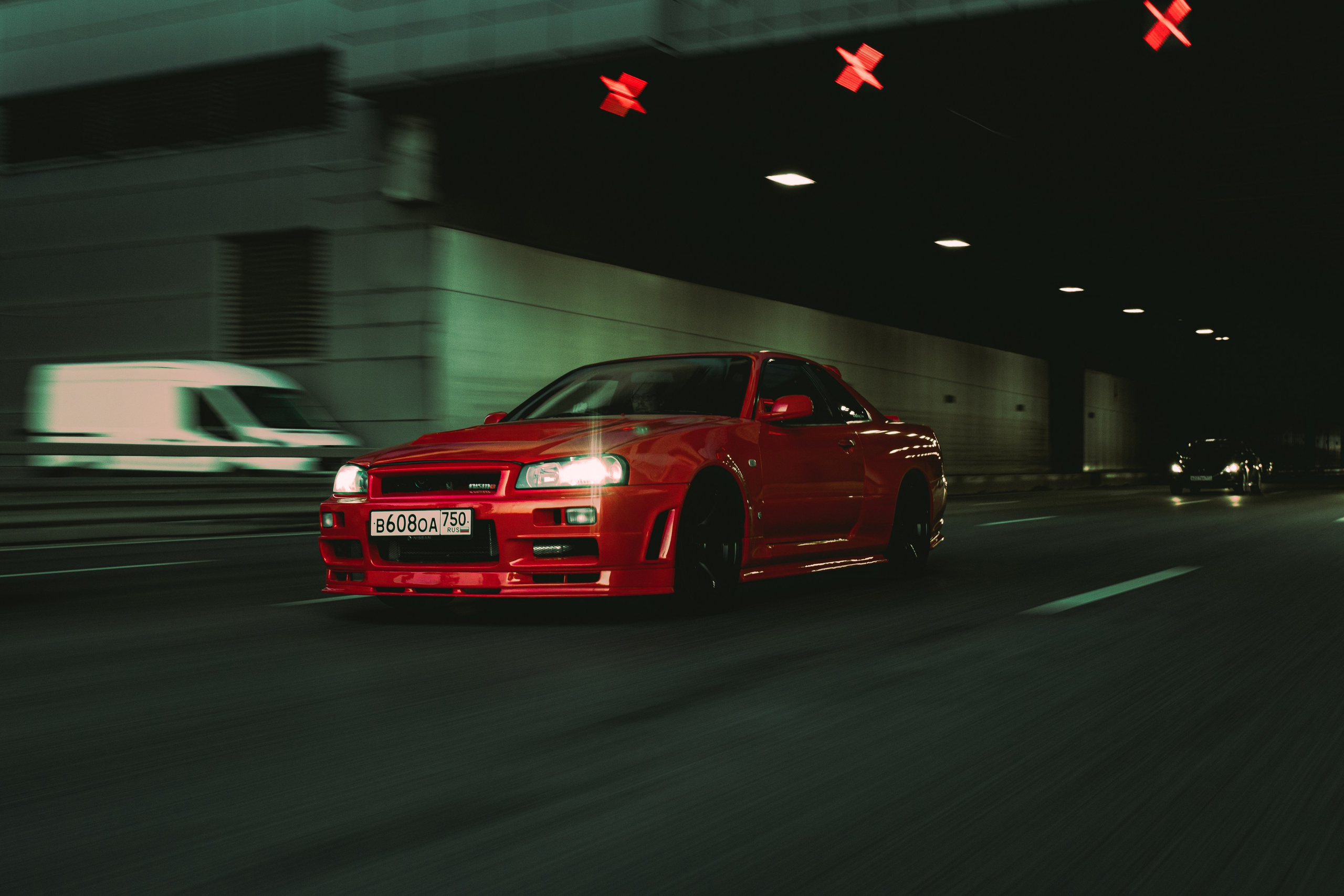 Nissan Skyline. Спортивный фотограф — Никита