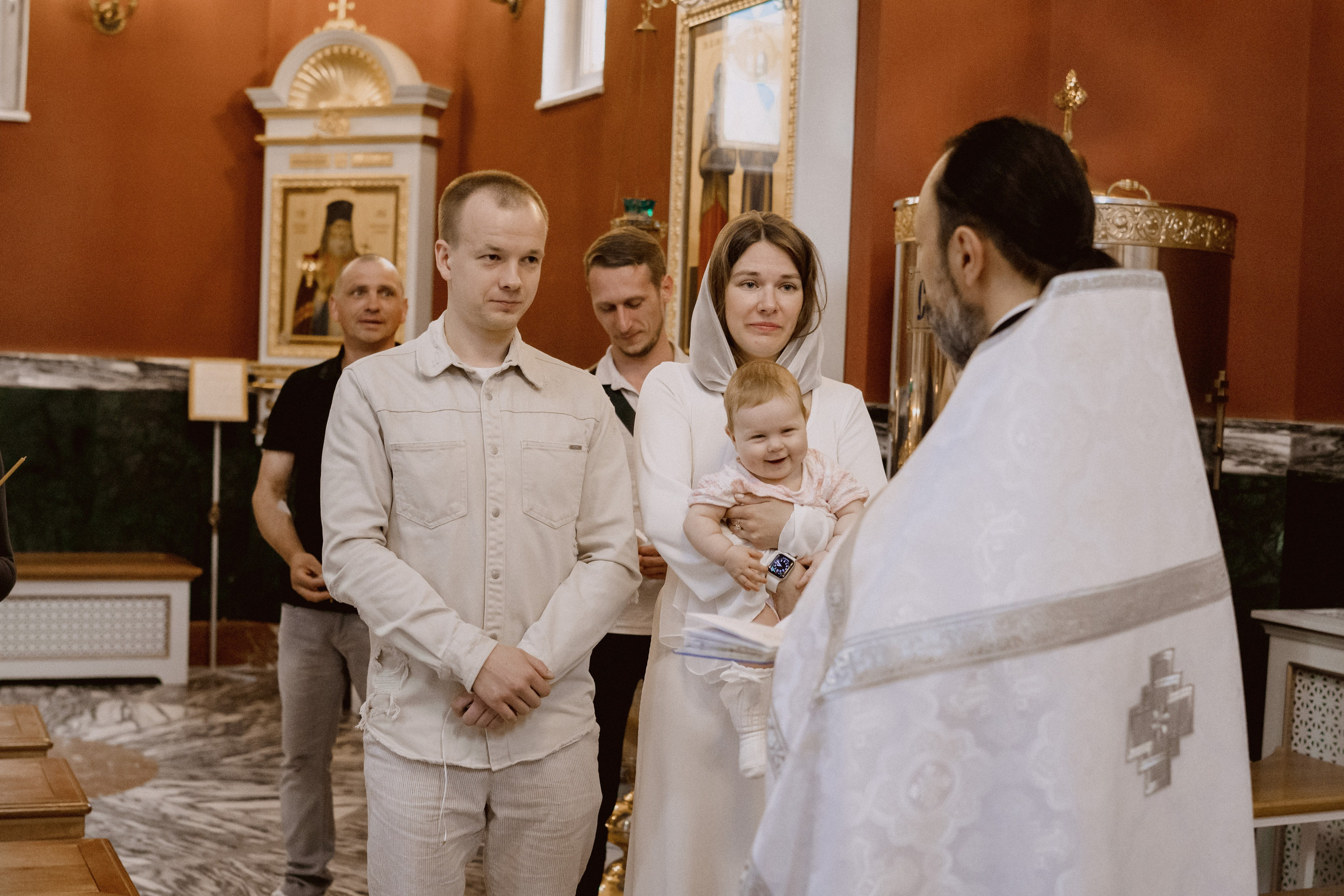 Съёмка Таинства Крещения. Семейный фотограф и видеограф Алёна Ким
