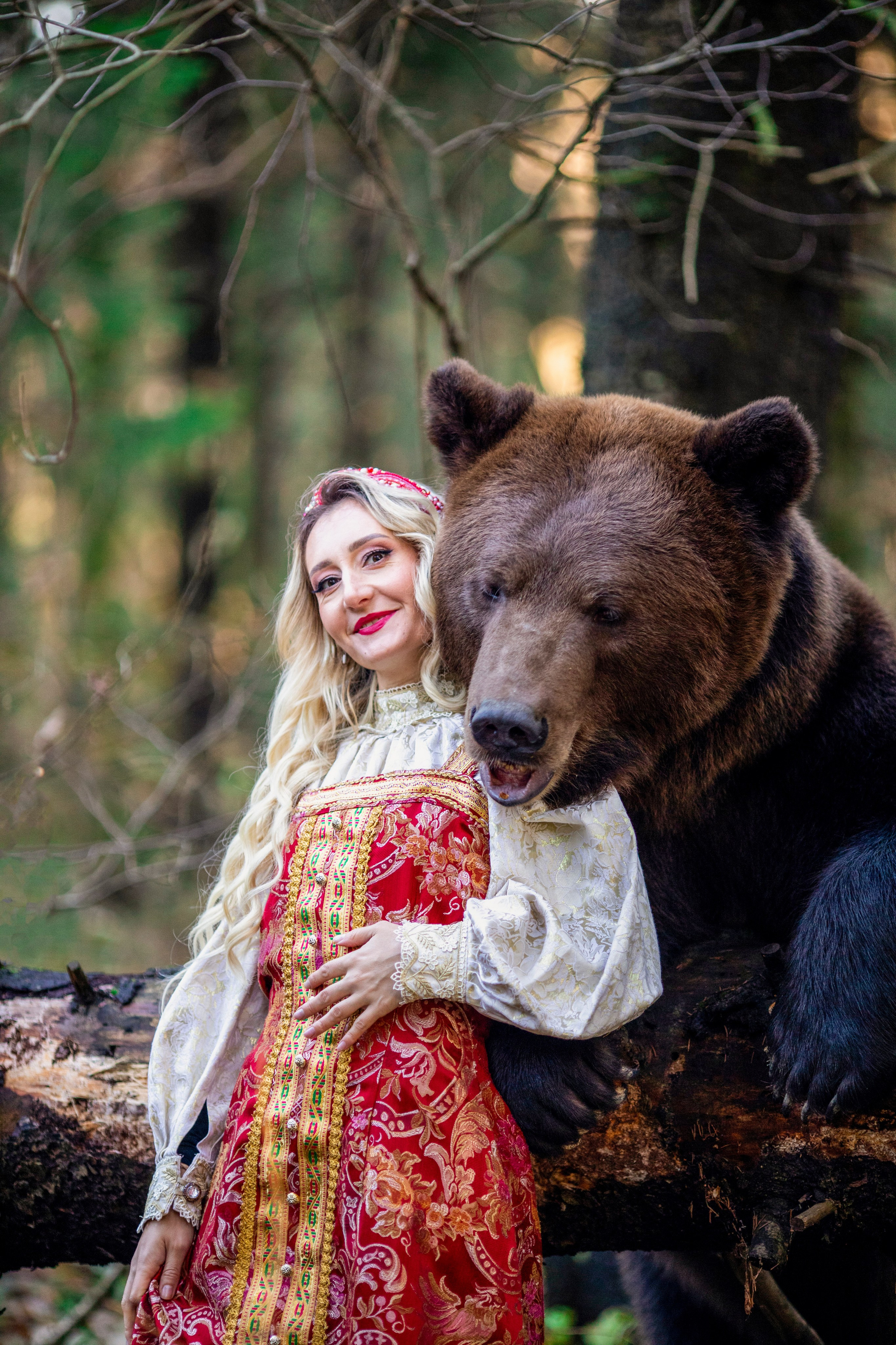 С медведем. Фотограф в Москве и в Московской области Сандра