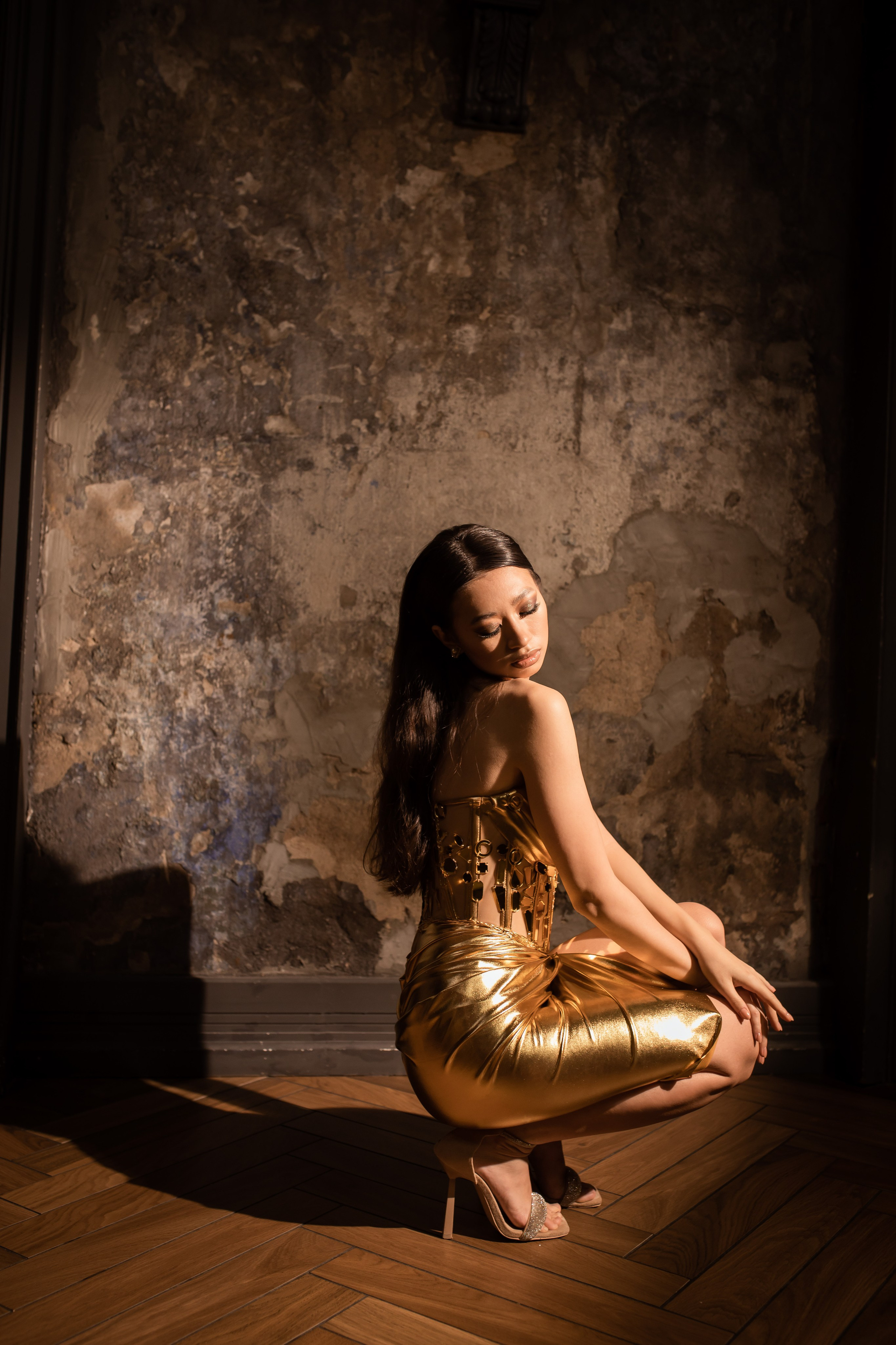 Анастасия. Творческий проект «Золото». Свадебный и семейный фотограф в Колпино и СПб Юлия Папанова