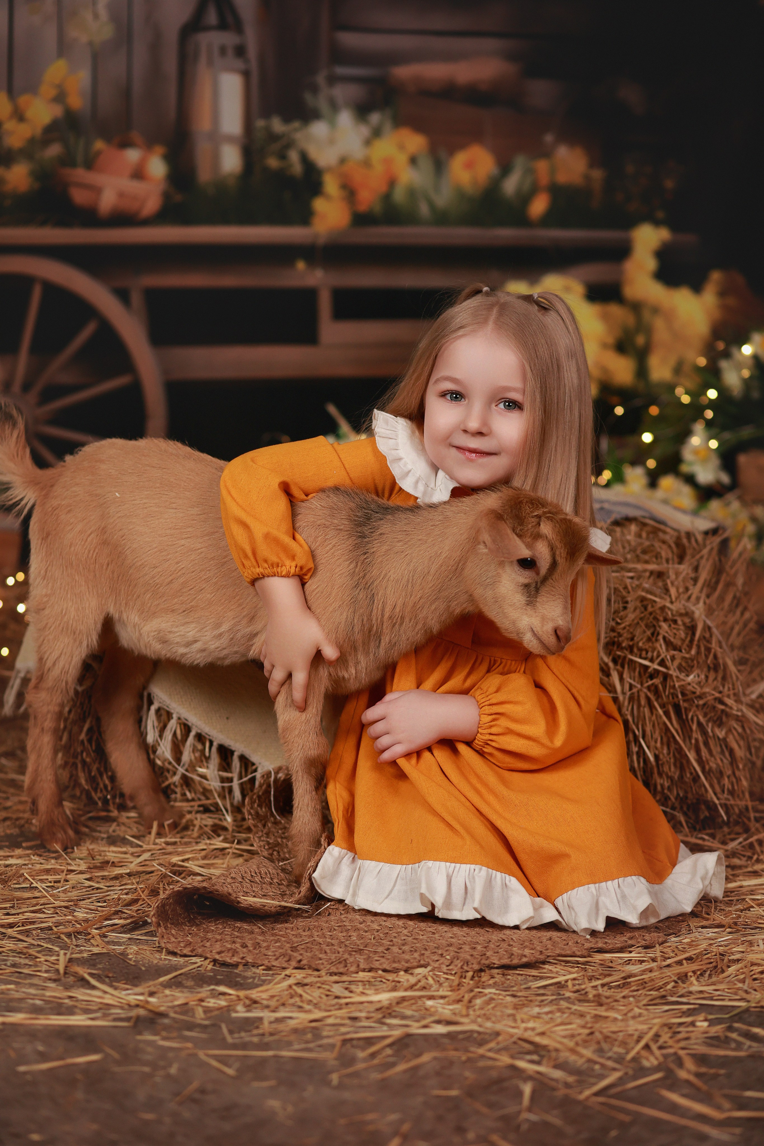 «Светлая Пасха» с утятами. Детский семейный фотограф Краснодар