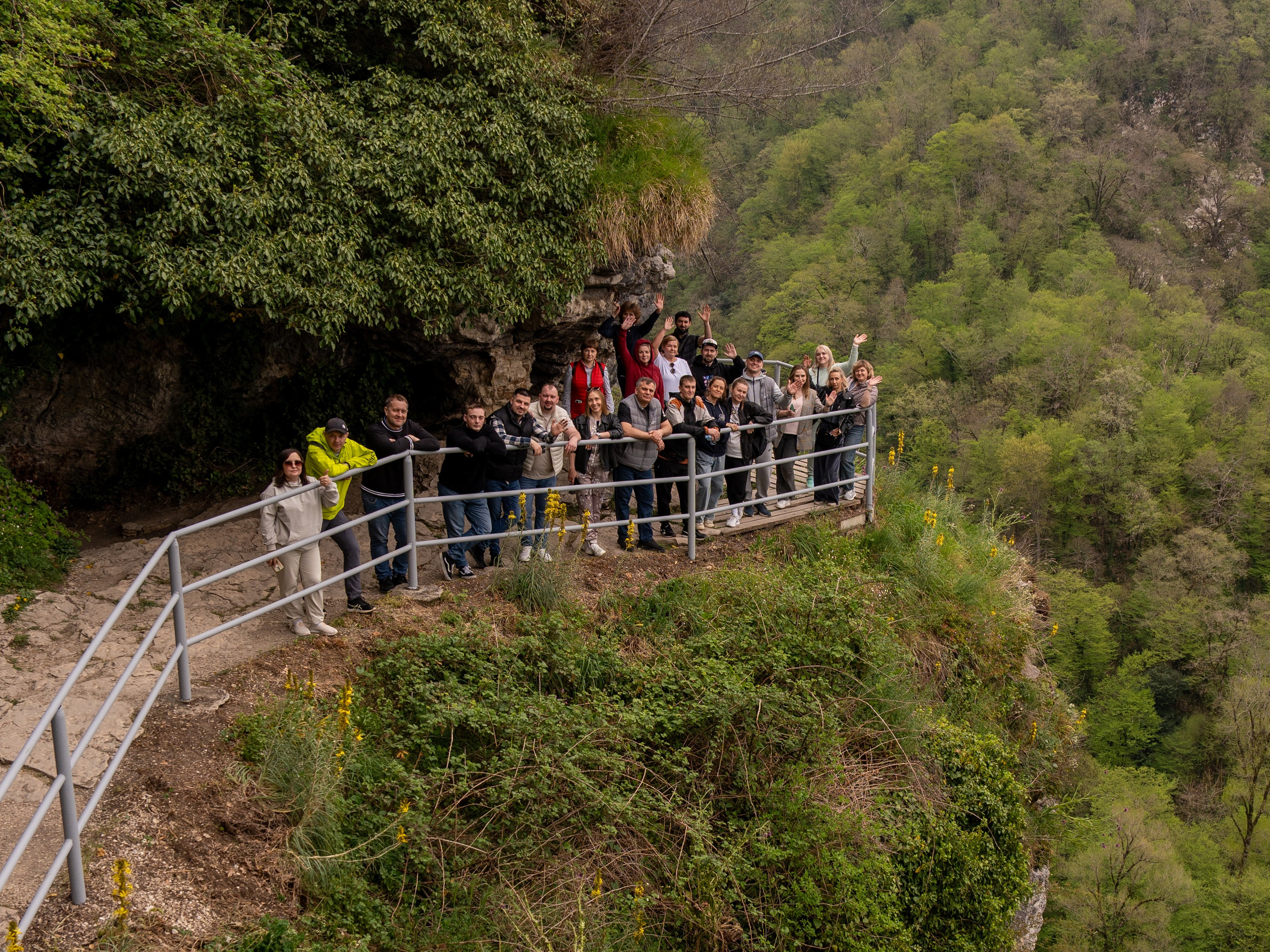 MICE мероприятие — джиппинг на каньон Псахо. Репортажный фотограф в Красной Поляне и Сочи Павлюченко Екатерина