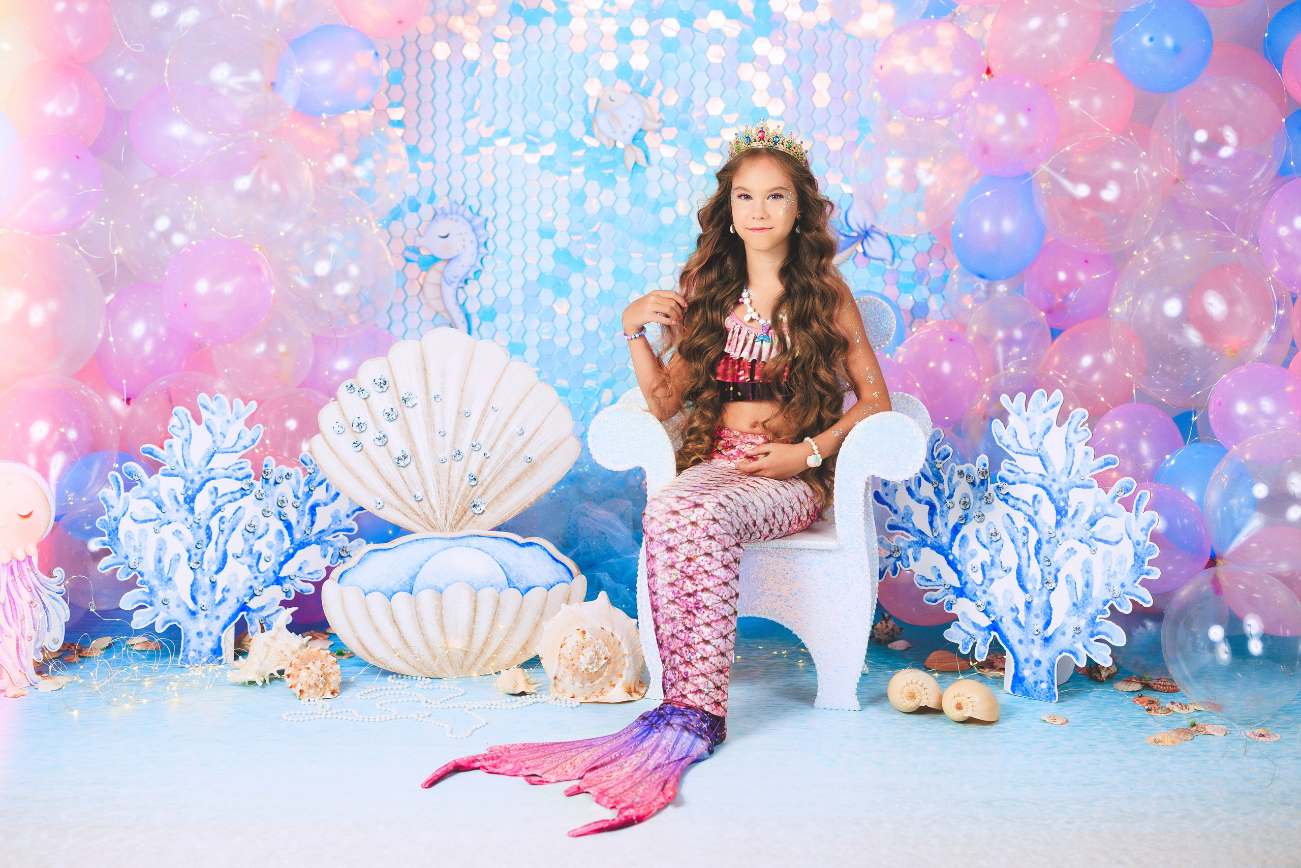 Детская фотосессия в образе «РУСАЛОЧКА», город Краснодар. Семейный и детский фотограф в Краснодаре Анна Трашкова