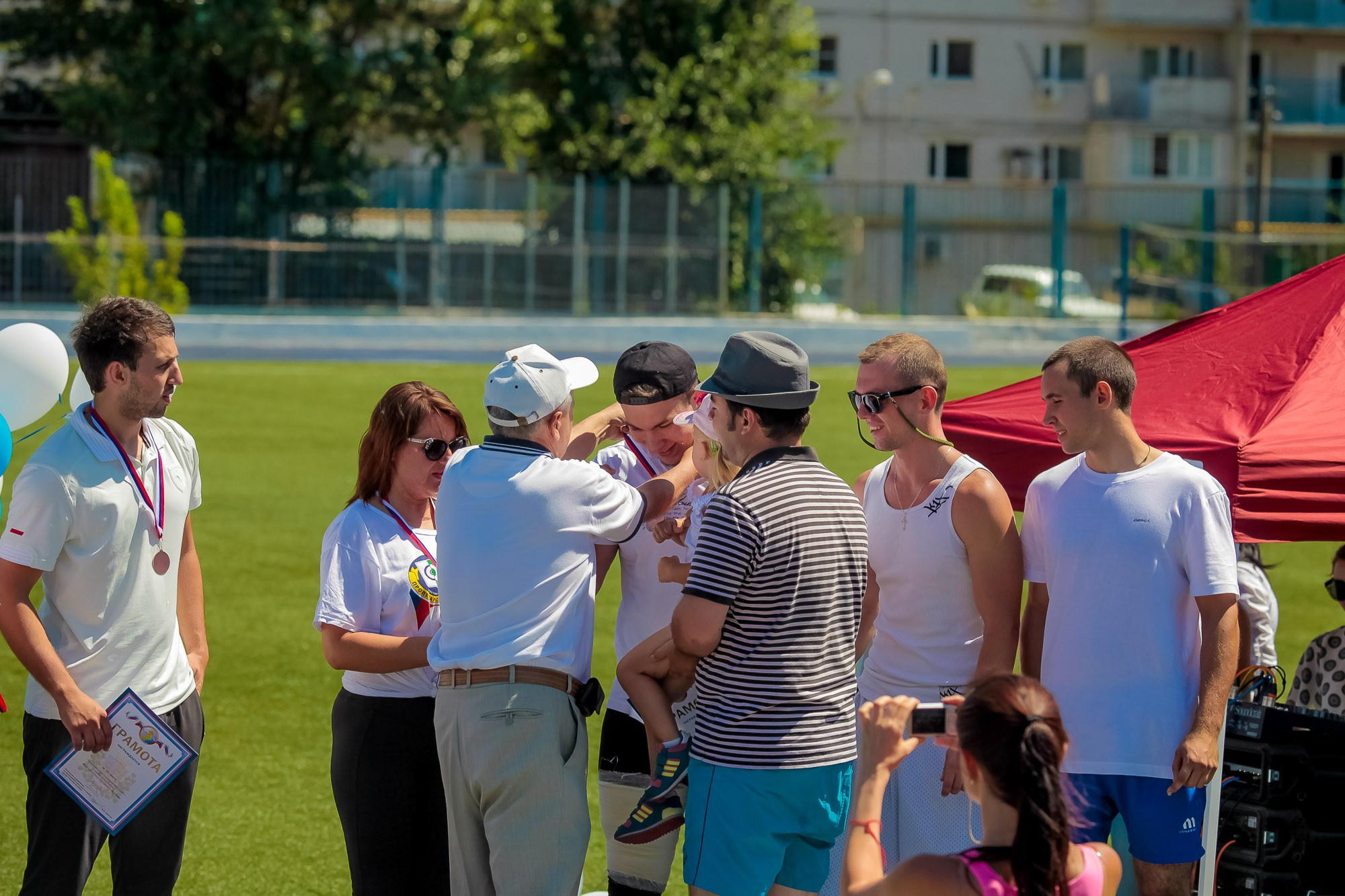 День Физкульт. Максим Матвийченко и Виктория Басова профессионалы своего дела
