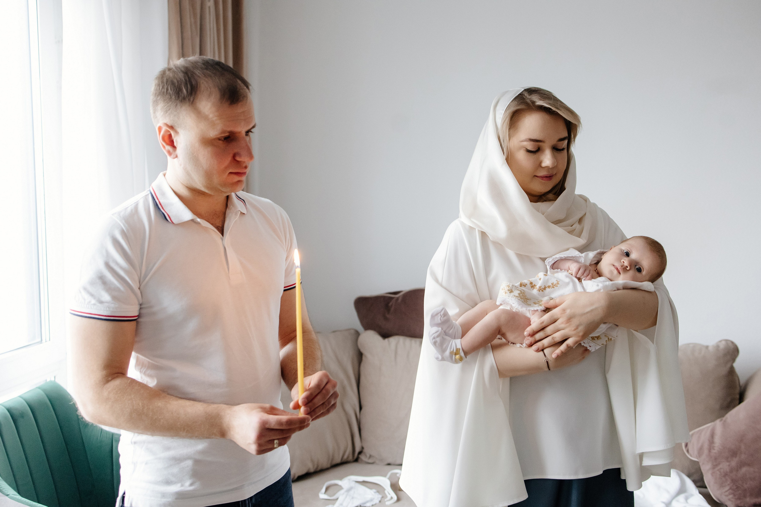 Крещение Стефании. Свадебный и семейный фотограф Екатерина Иванова