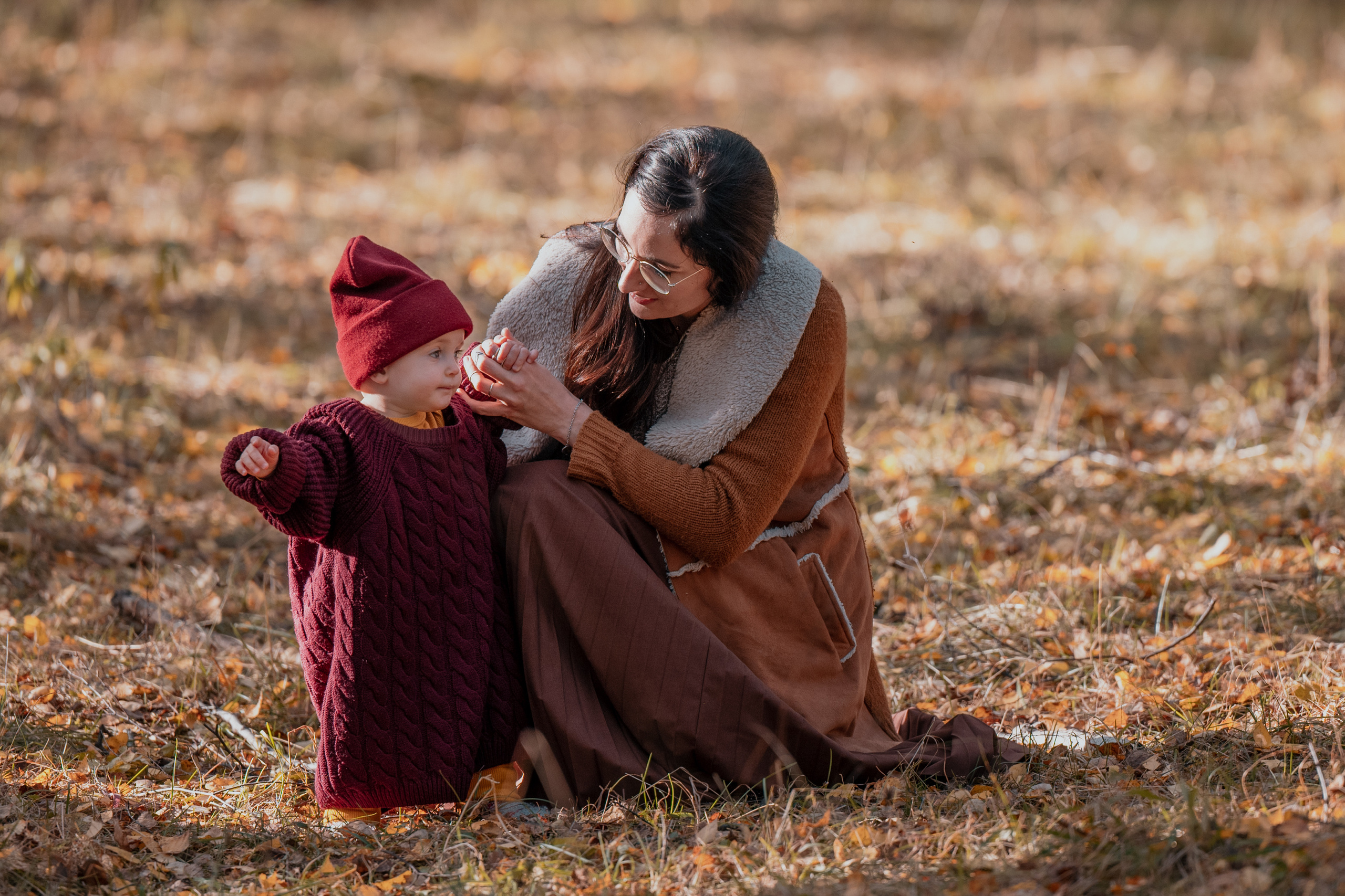 Осенняя фотосессия с ребенком. Фотограф в Белграде Чугреева Елена
