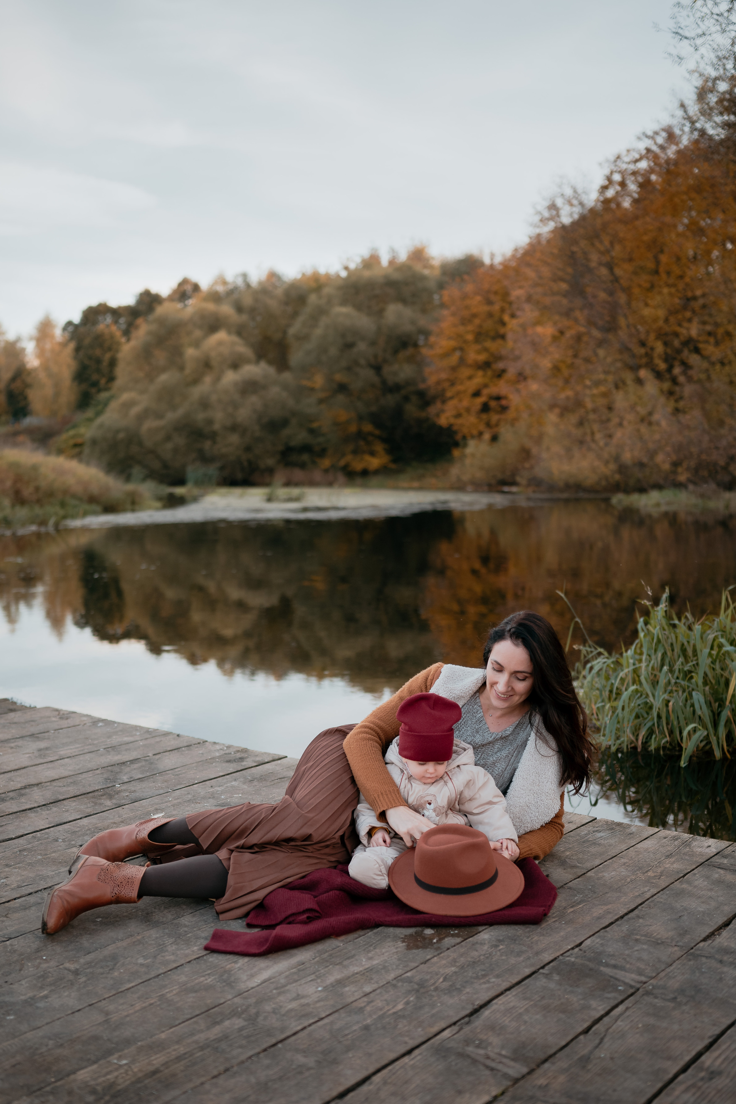 Осенняя фотосессия с ребенком. Фотограф в Белграде Чугреева Елена