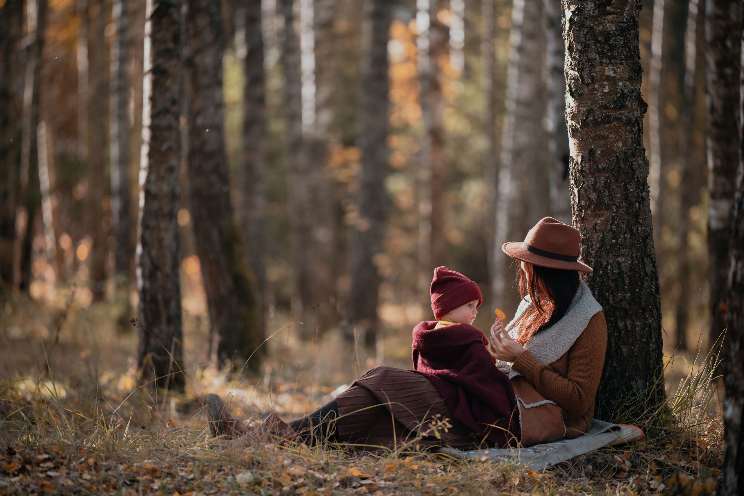 Осенняя фотосессия с ребенком. Фотограф в Белграде Чугреева Елена