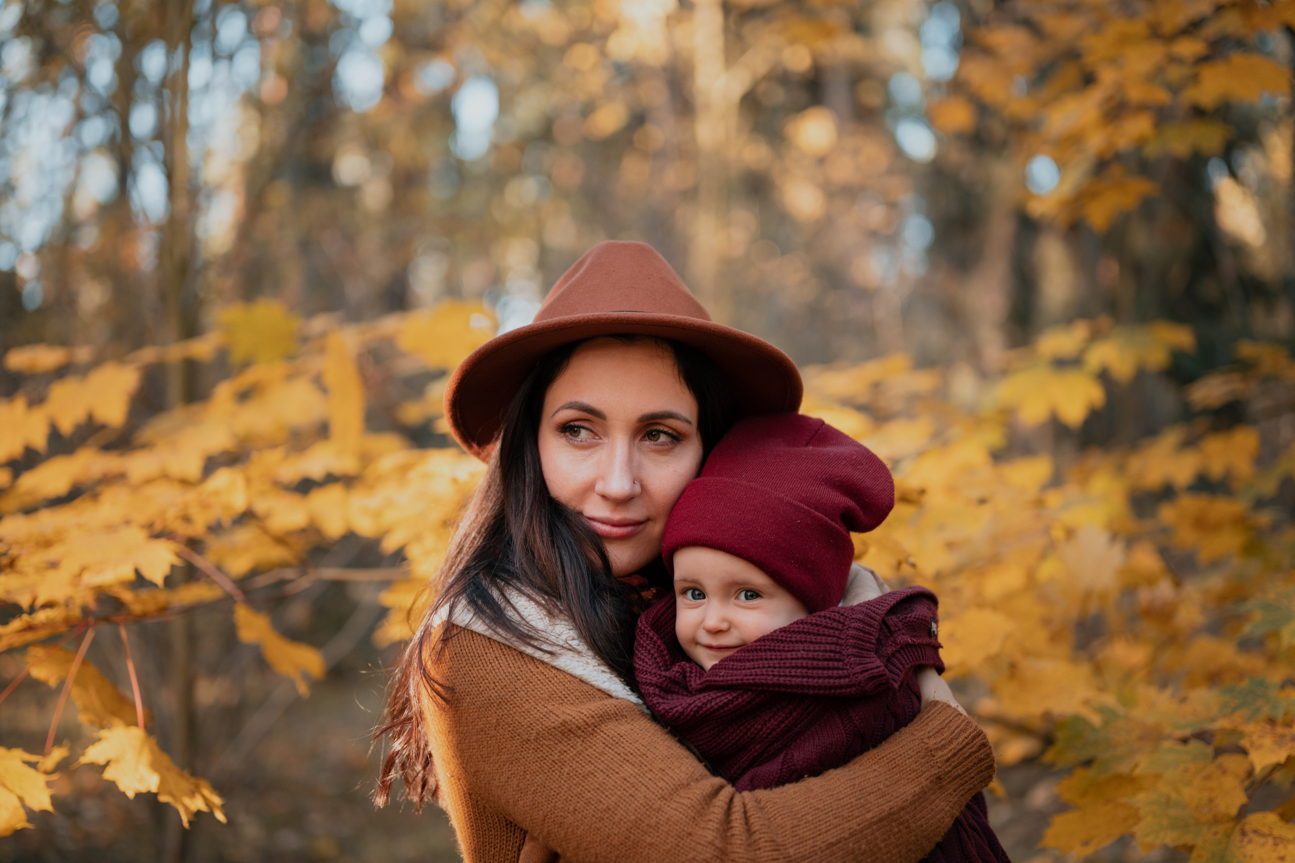Осенняя фотосессия с ребенком. Фотограф в Белграде Чугреева Елена