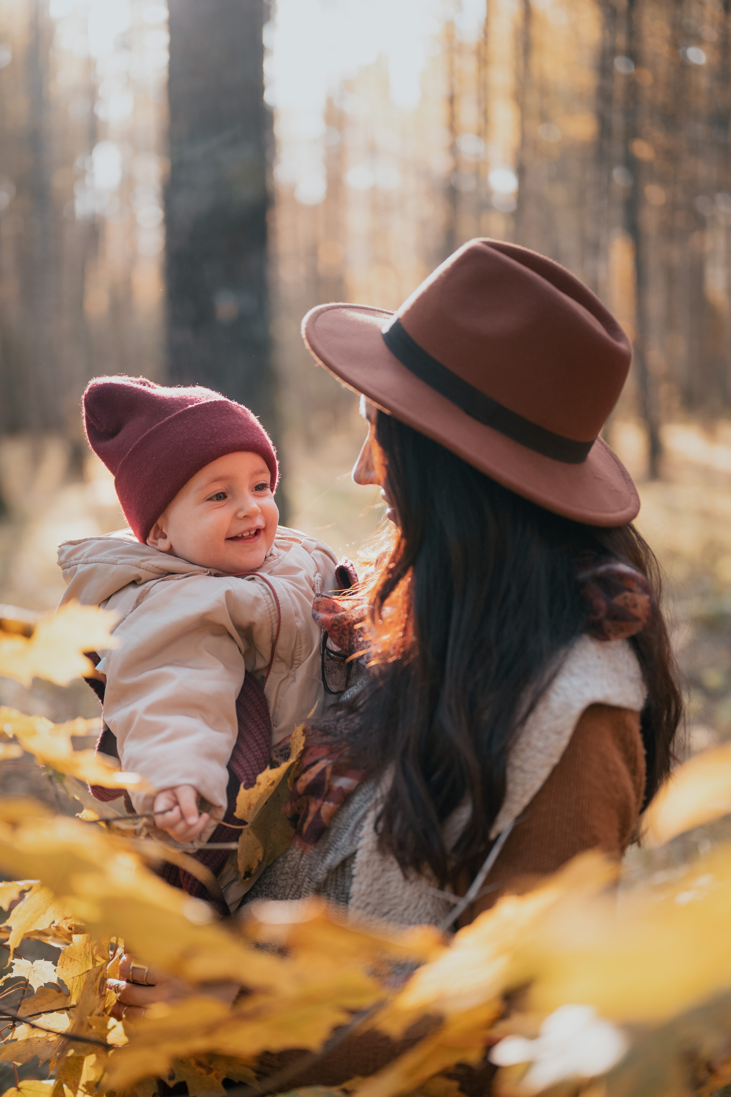 Осенняя фотосессия с ребенком. Фотограф в Белграде Чугреева Елена