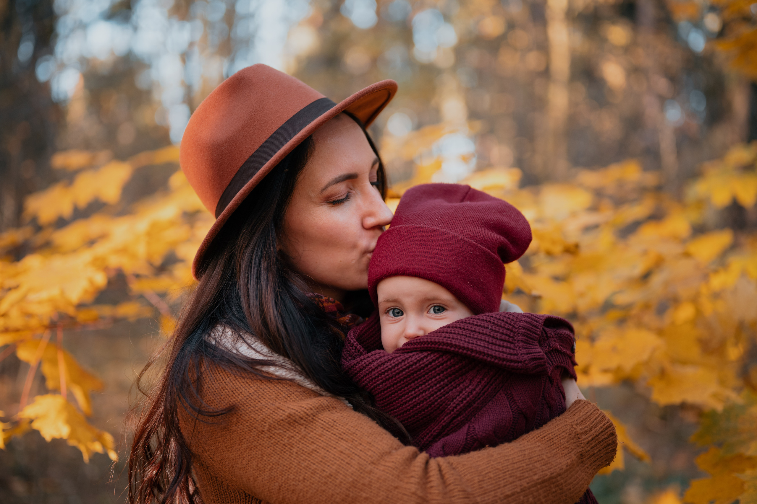Осенняя фотосессия с ребенком. Фотограф в Белграде Чугреева Елена