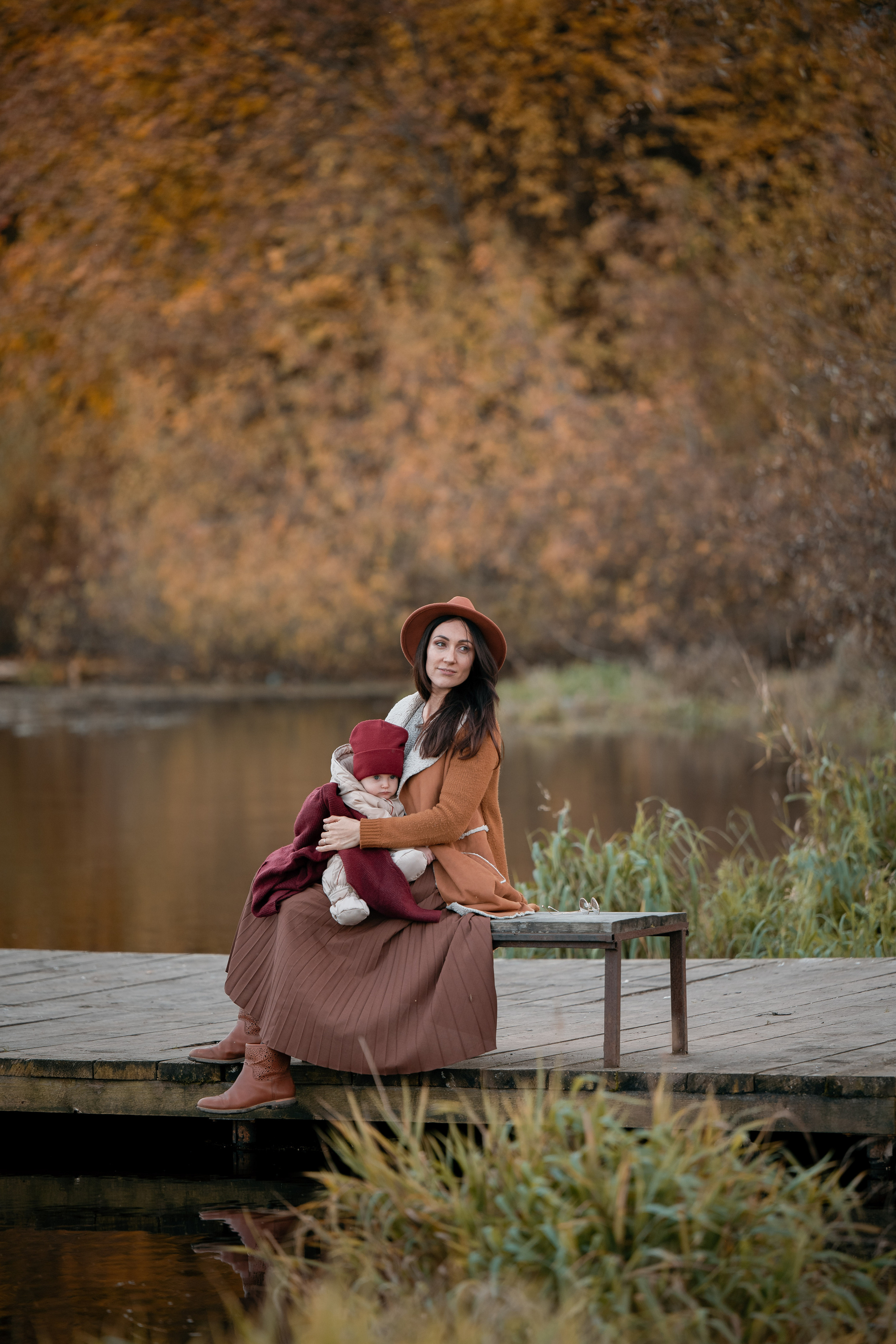 Осенняя фотосессия с ребенком. Фотограф в Белграде Чугреева Елена