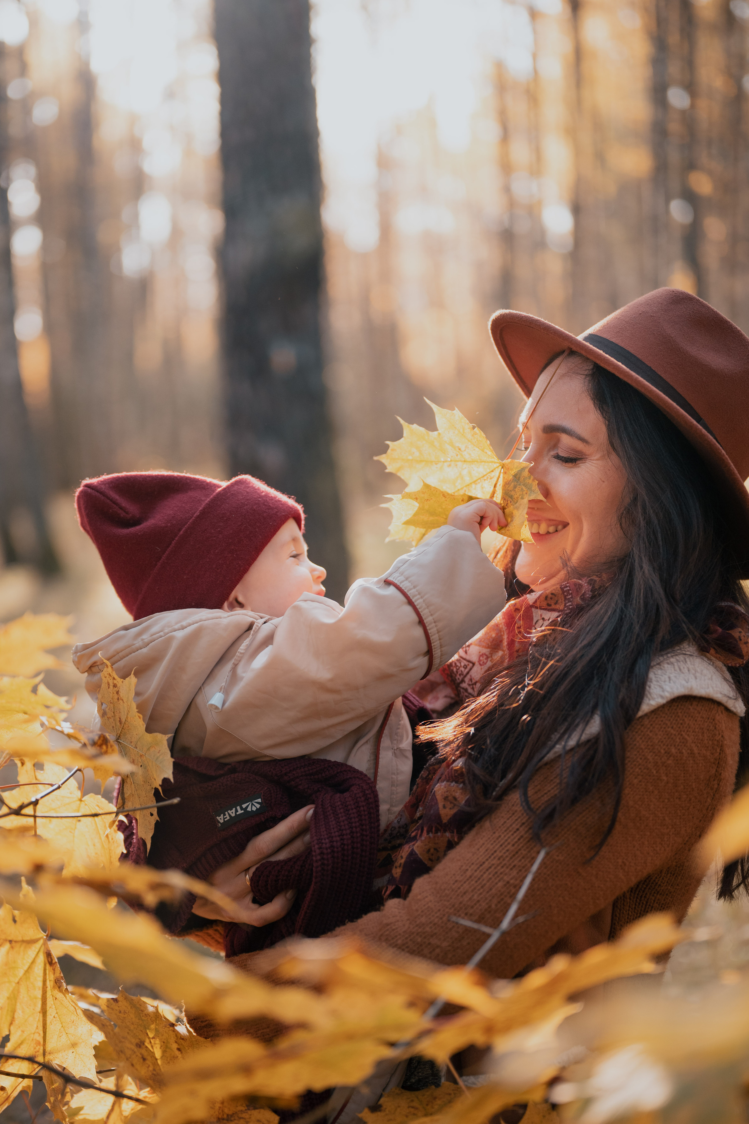 Осенняя фотосессия с ребенком. Фотограф в Белграде Чугреева Елена