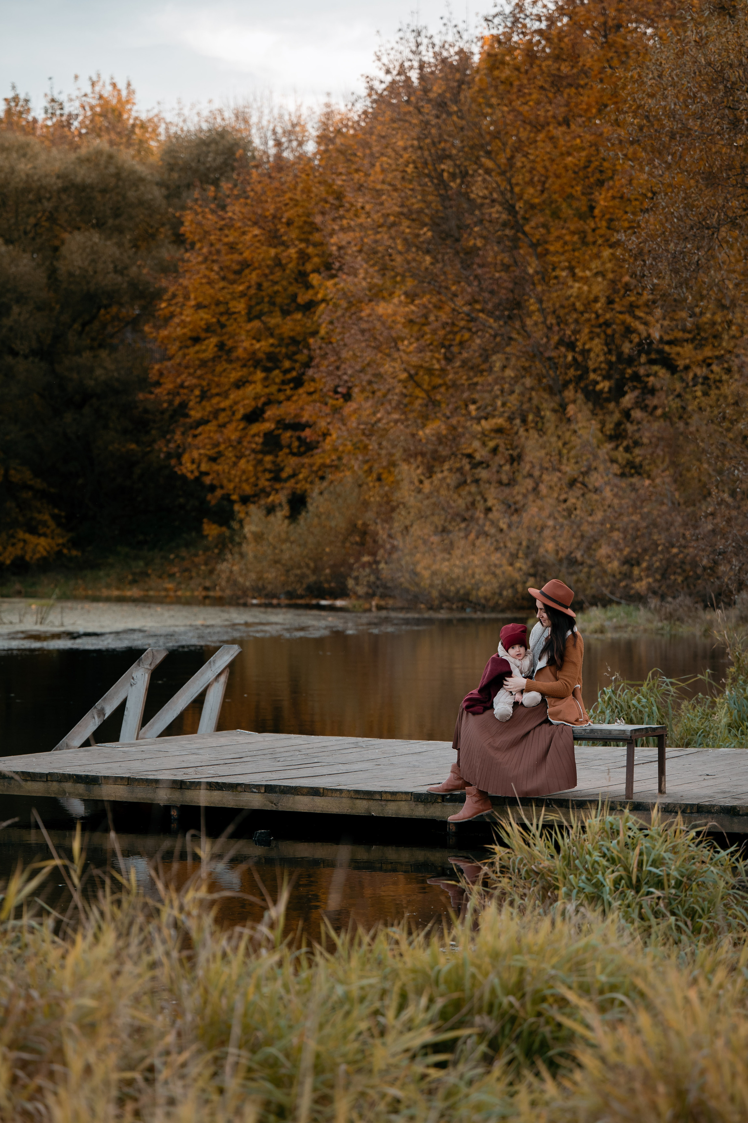 Осенняя фотосессия с ребенком. Фотограф в Белграде Чугреева Елена