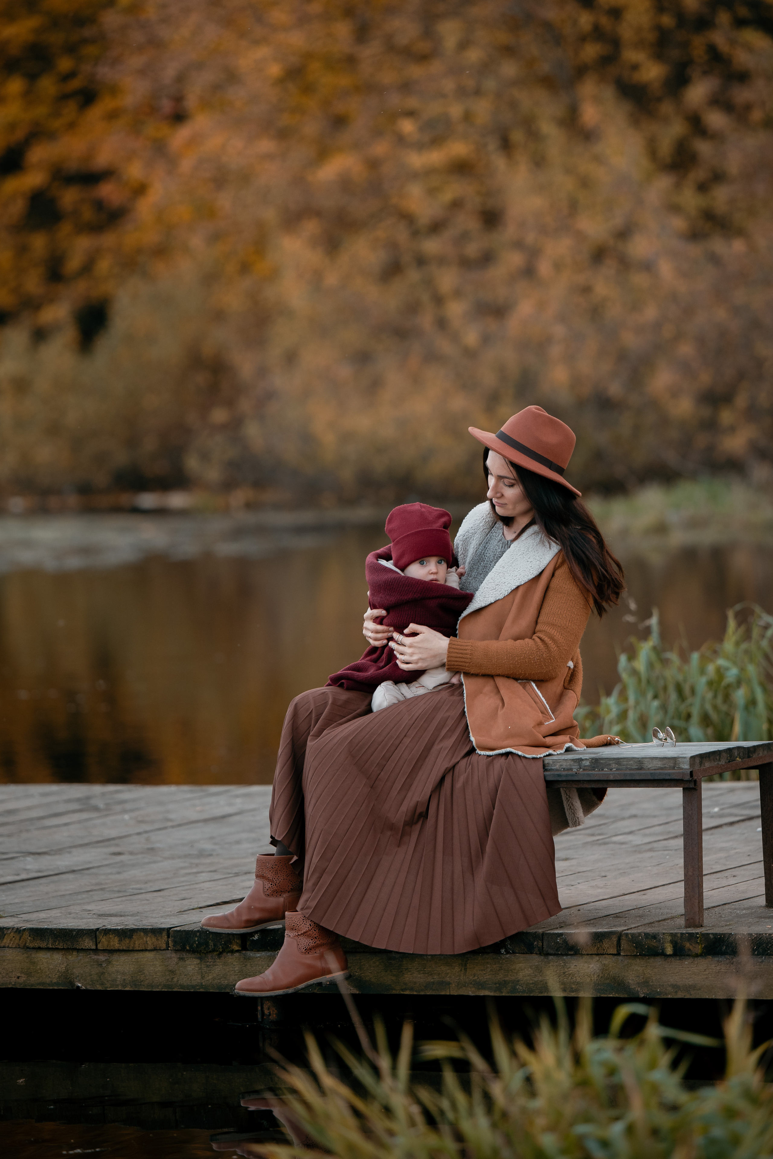 Осенняя фотосессия с ребенком. Фотограф в Белграде Чугреева Елена