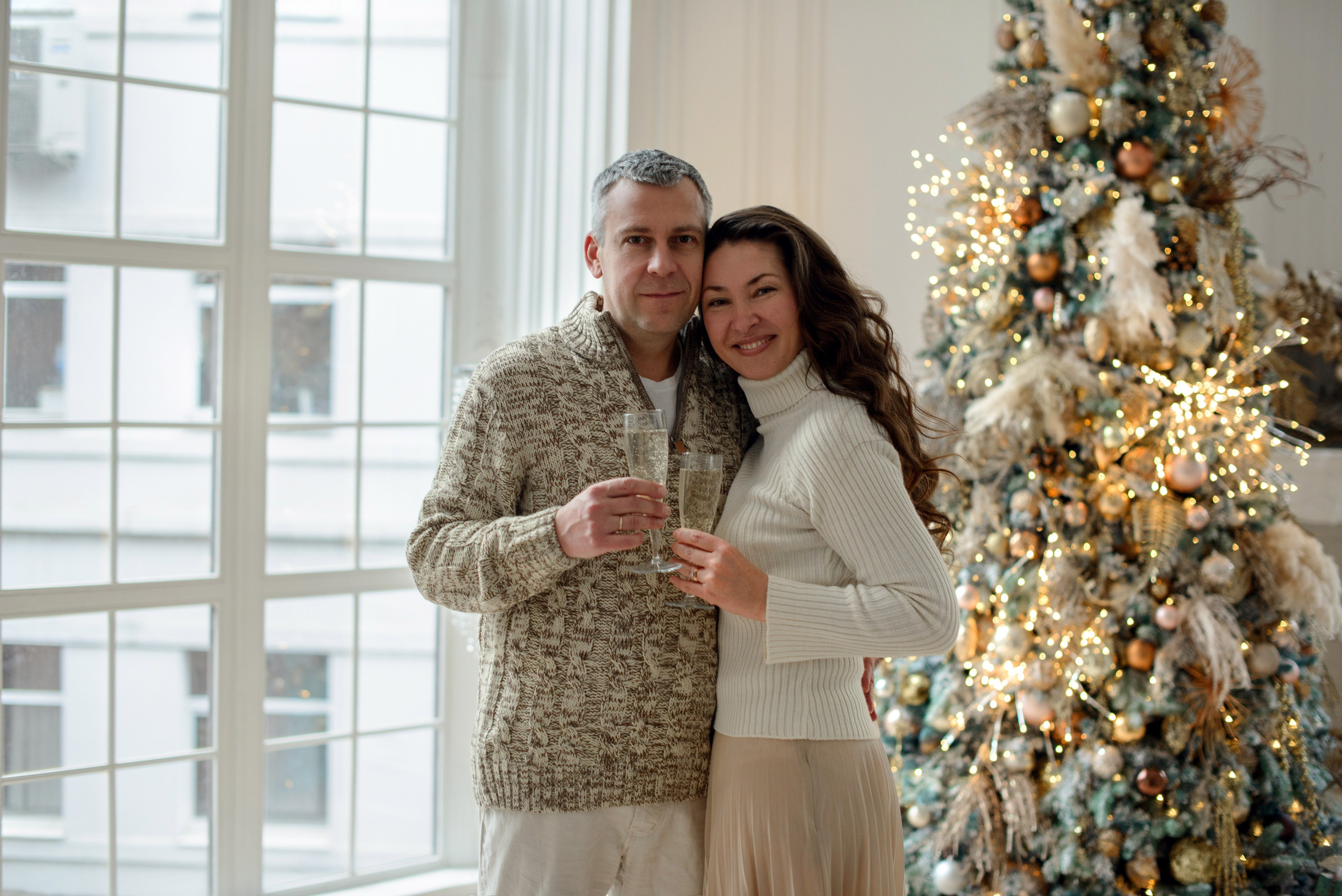 Family , Studio photo shoot at Christmas time