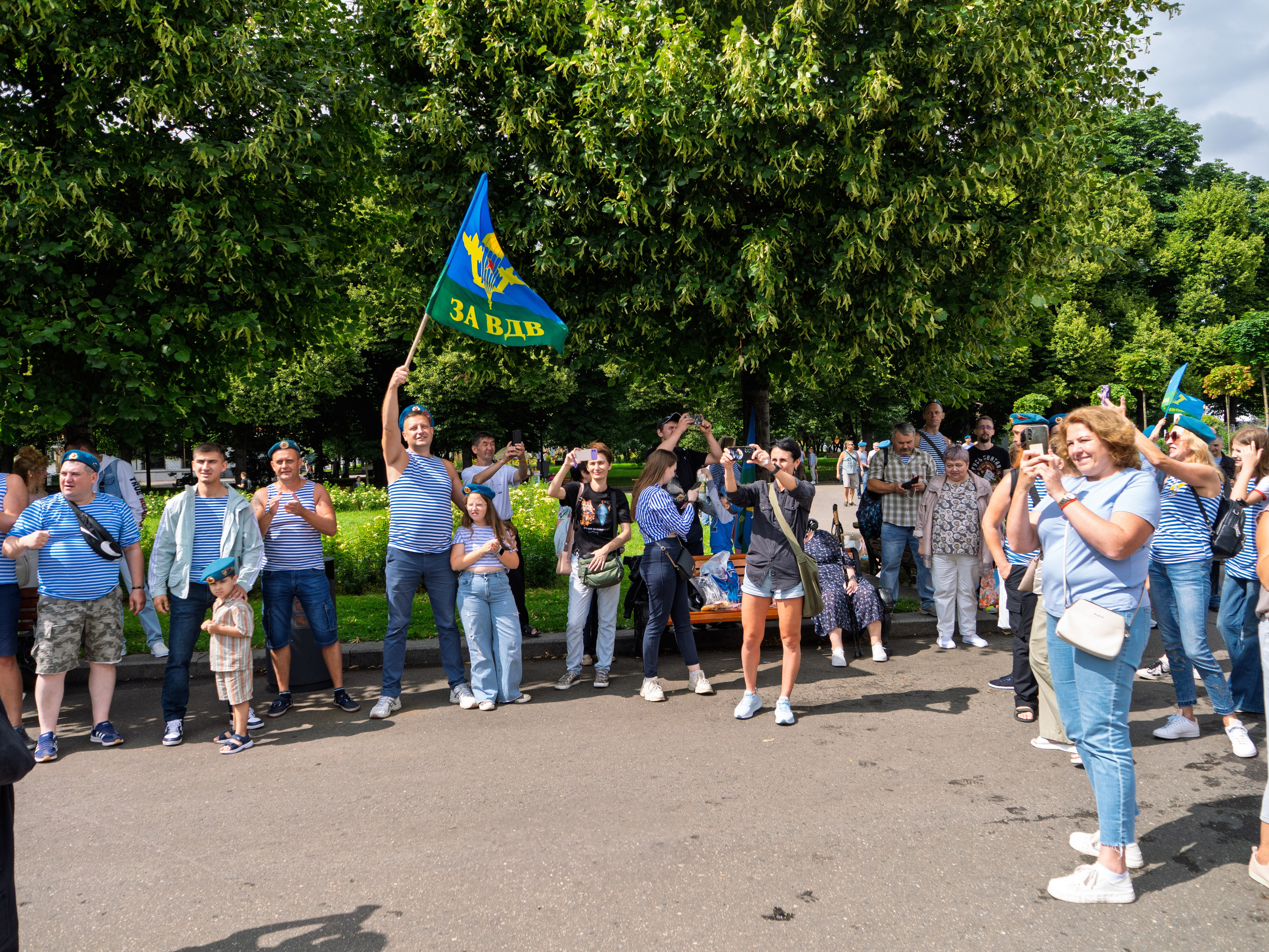 Празднование 95-летия ВДВ в парке горького 2 августа 2025 гола. Фотограф Никифоров-Гордеев Сергей. Москва и МО