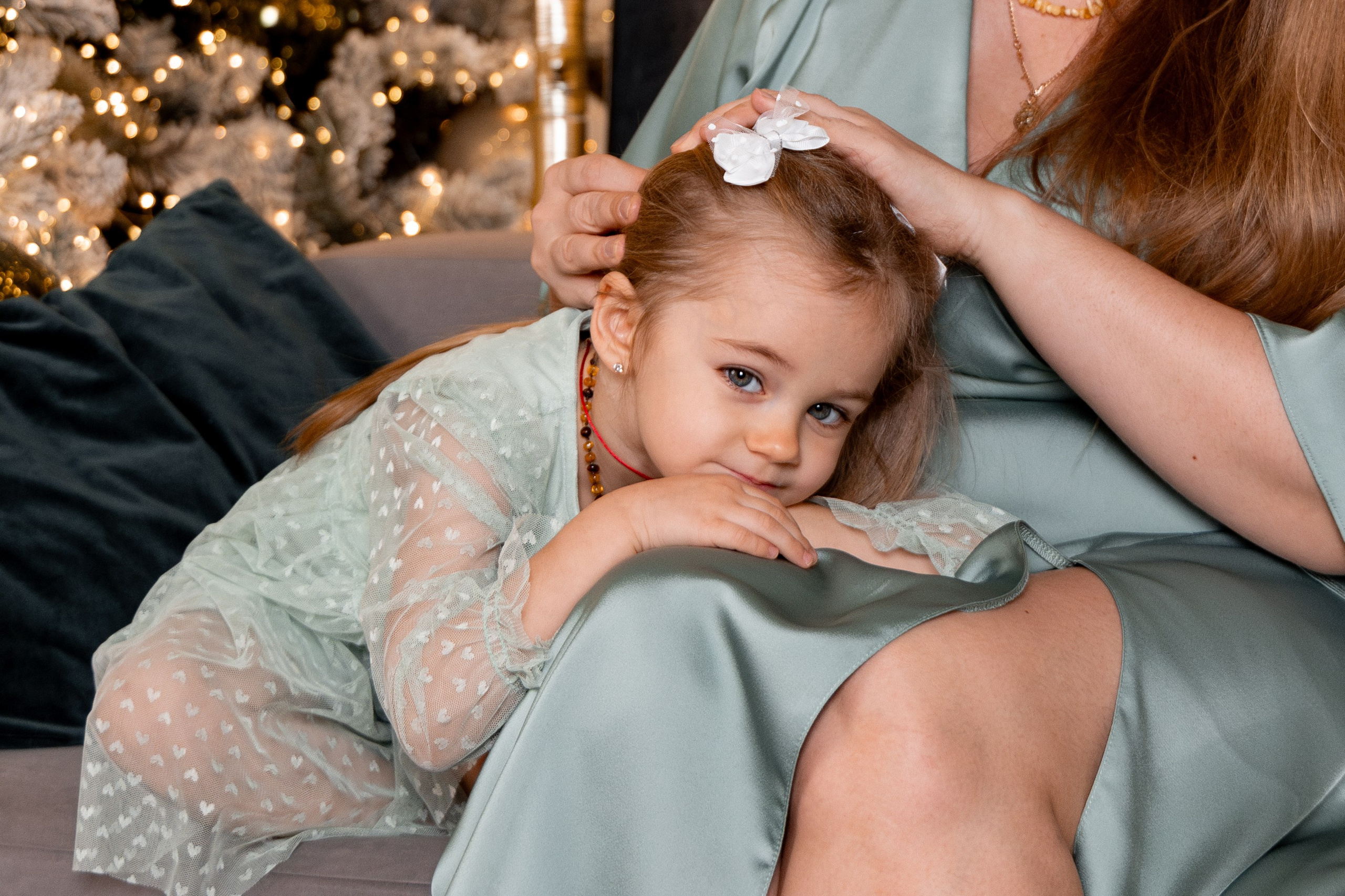 Новогодняя фотосессия Анастасии и Виктории. Профессиональный фотограф в Омске Писанкина Анастасия