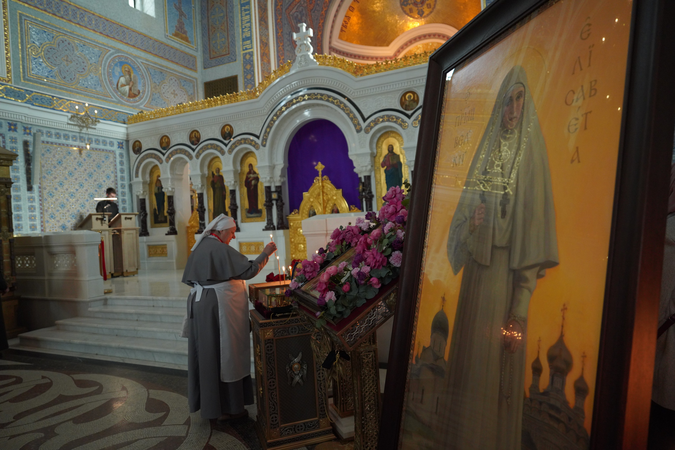Съемка в храме