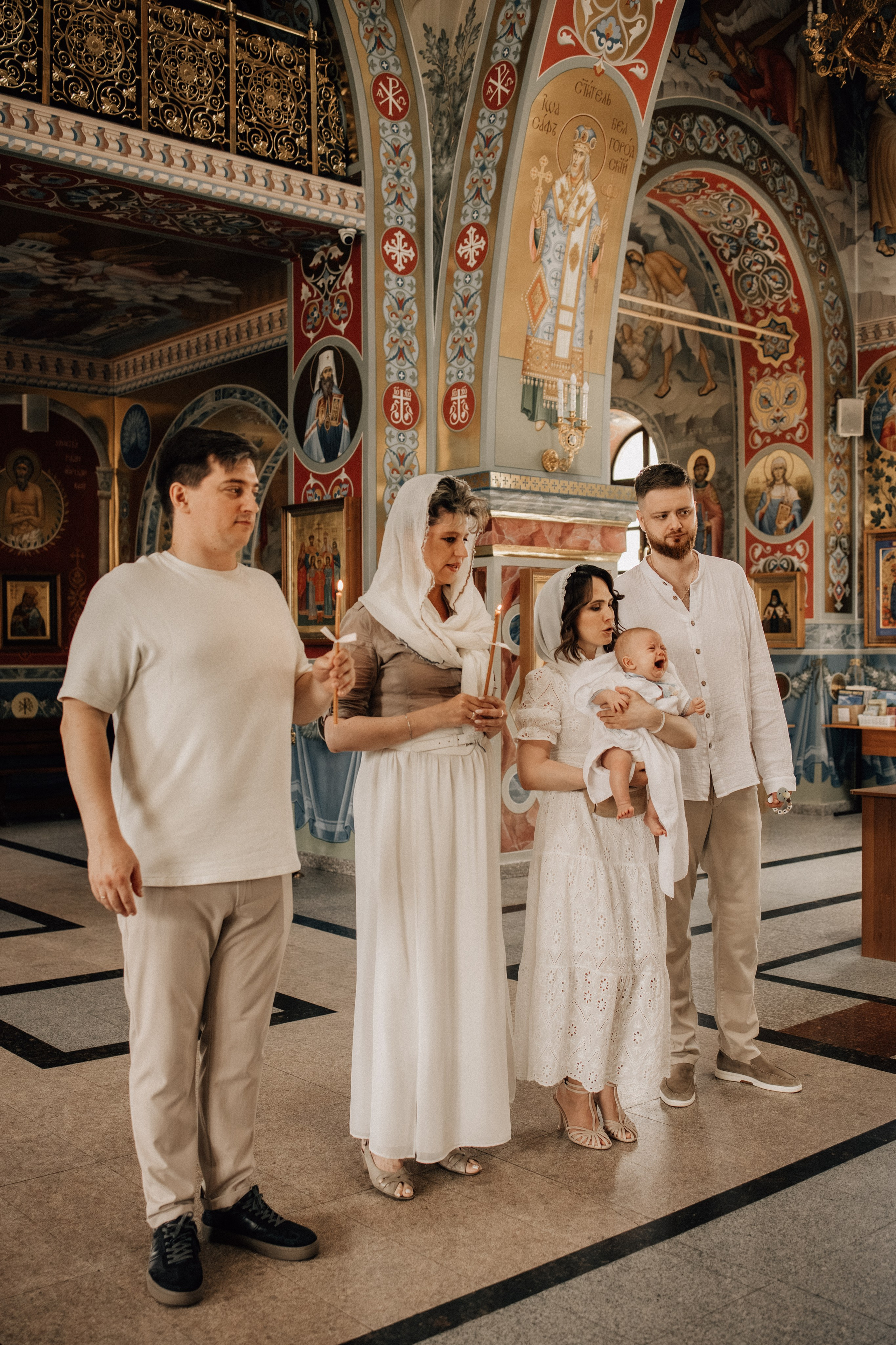 Съемка крещения в Воронеже, фотосессия крещения