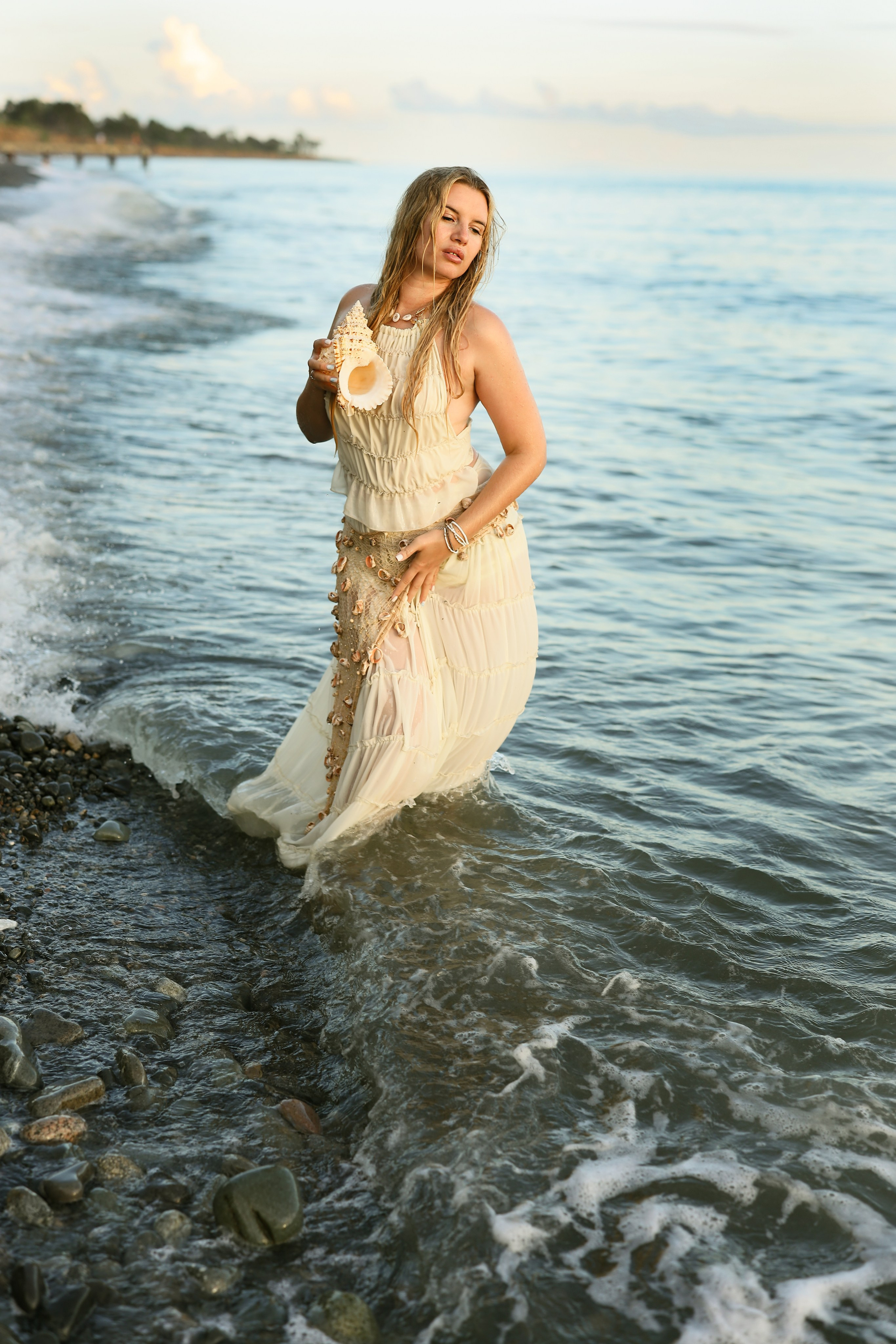 Фотосессия для Валерии на пляже Абхазии. Свадебный и семейный фотограф в Абхазии Жанна Соснина