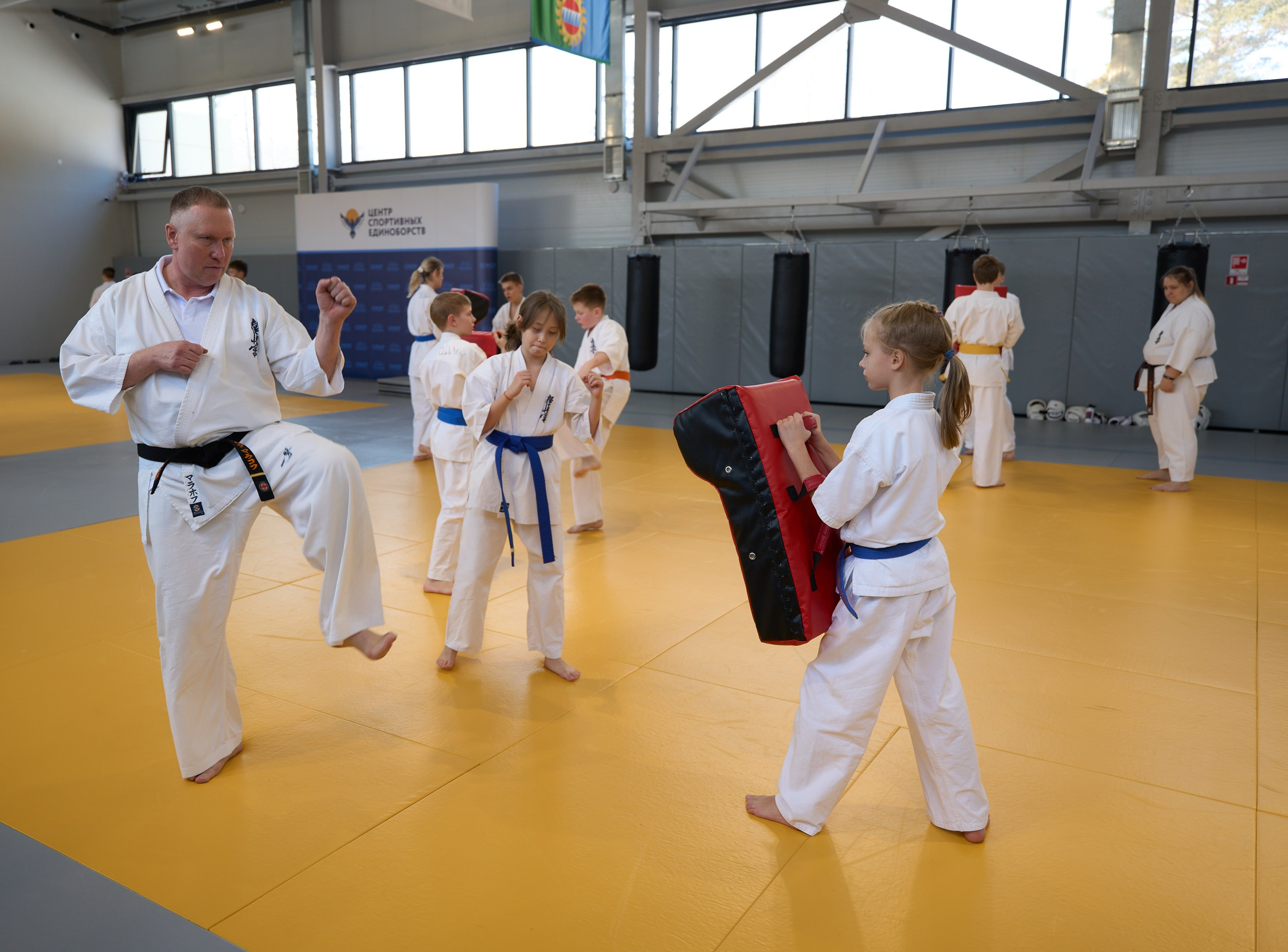 Открытие центров спортивных единоборств «Сокол» Красноярск/Дивногорск. Александр Сазонов Красноярск