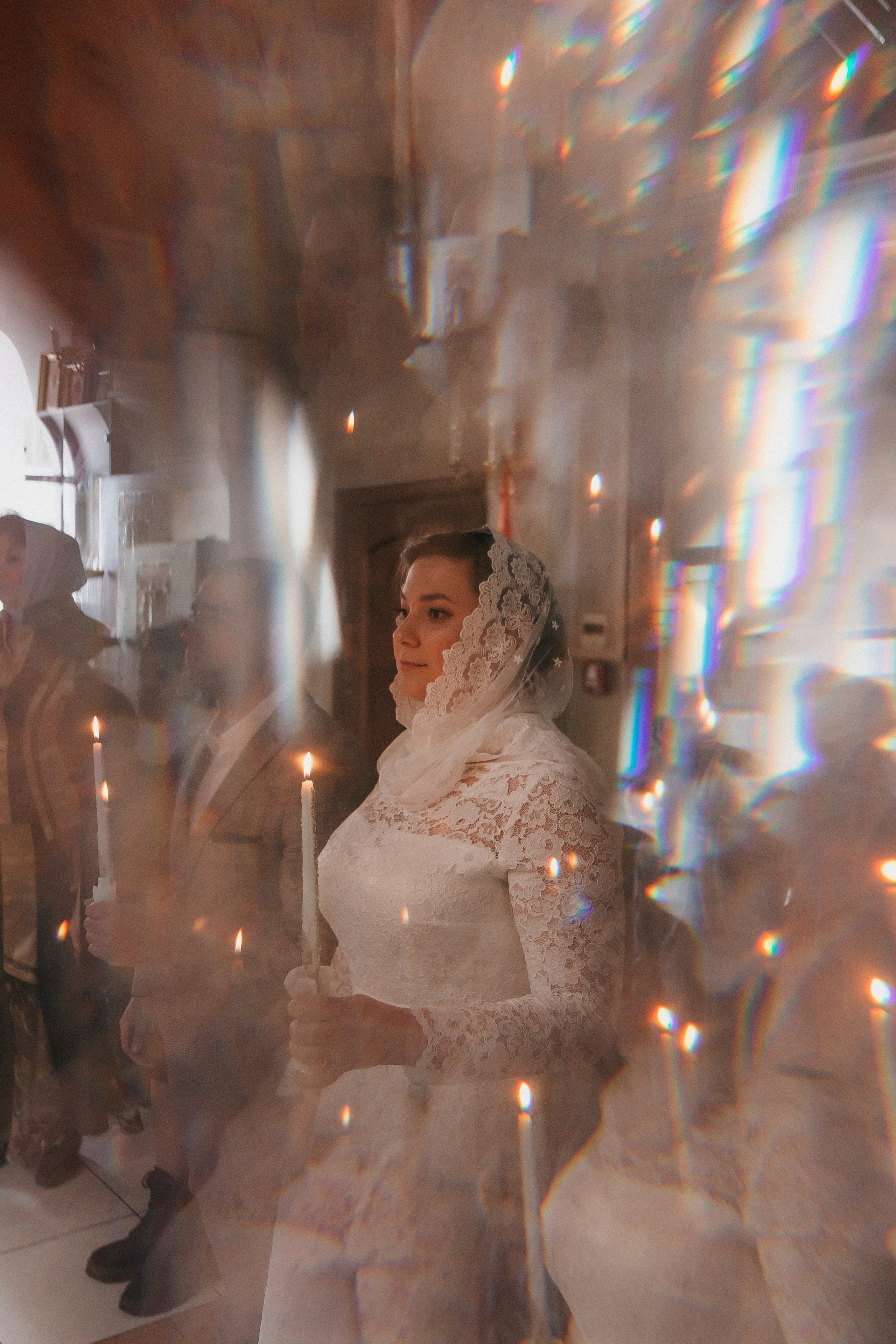 Венчание Анастасии и Вячеслава. Храм Лазаря Четверодневного. Семейный фотограф в Сургуте