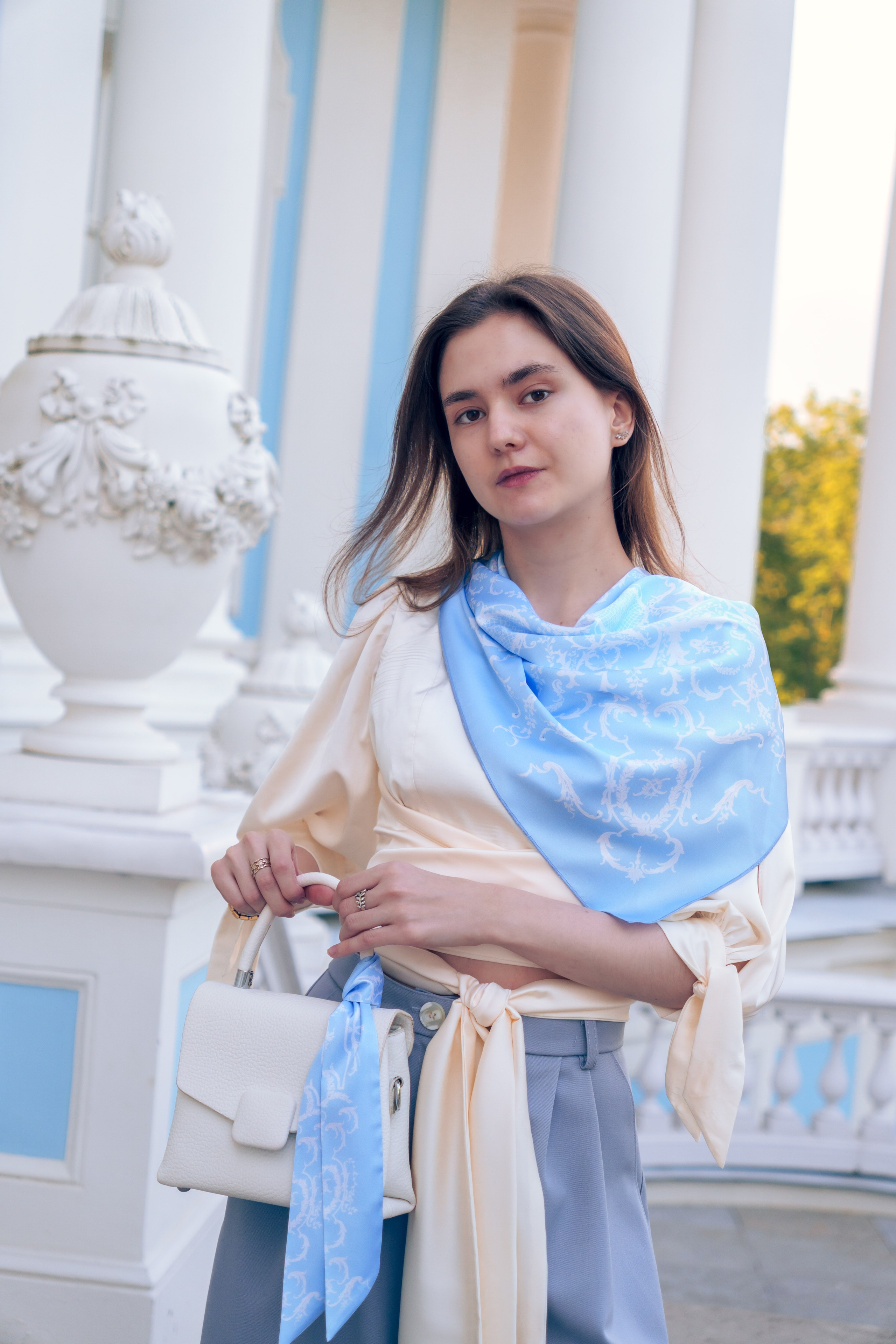 Коллекция платков Дарьи Ильичевой. Фотограф в Санкт-Петербурге Ибрагимова Алина