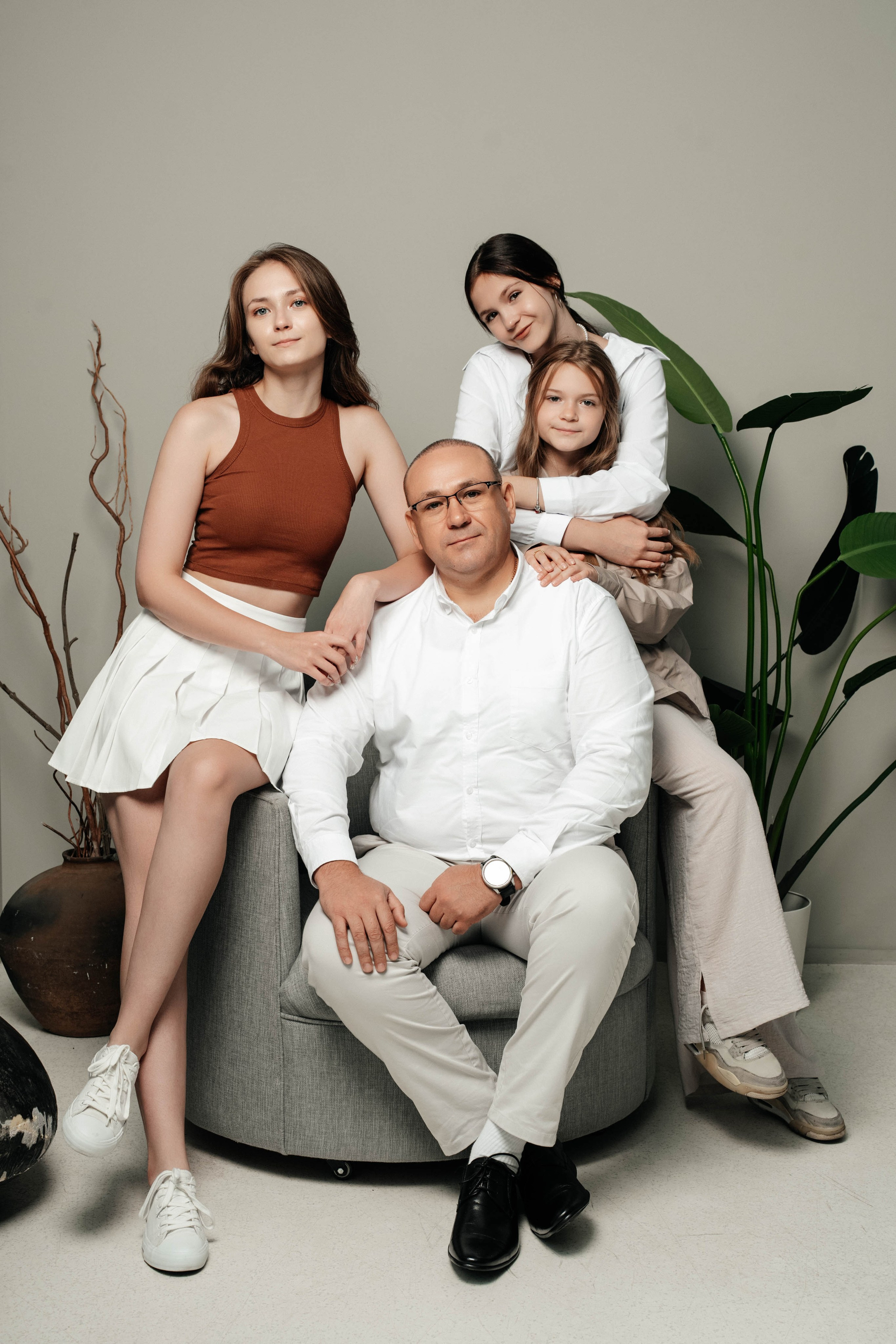 Семейная в студии. Свадебный фотограф Москва Александра Аверкова