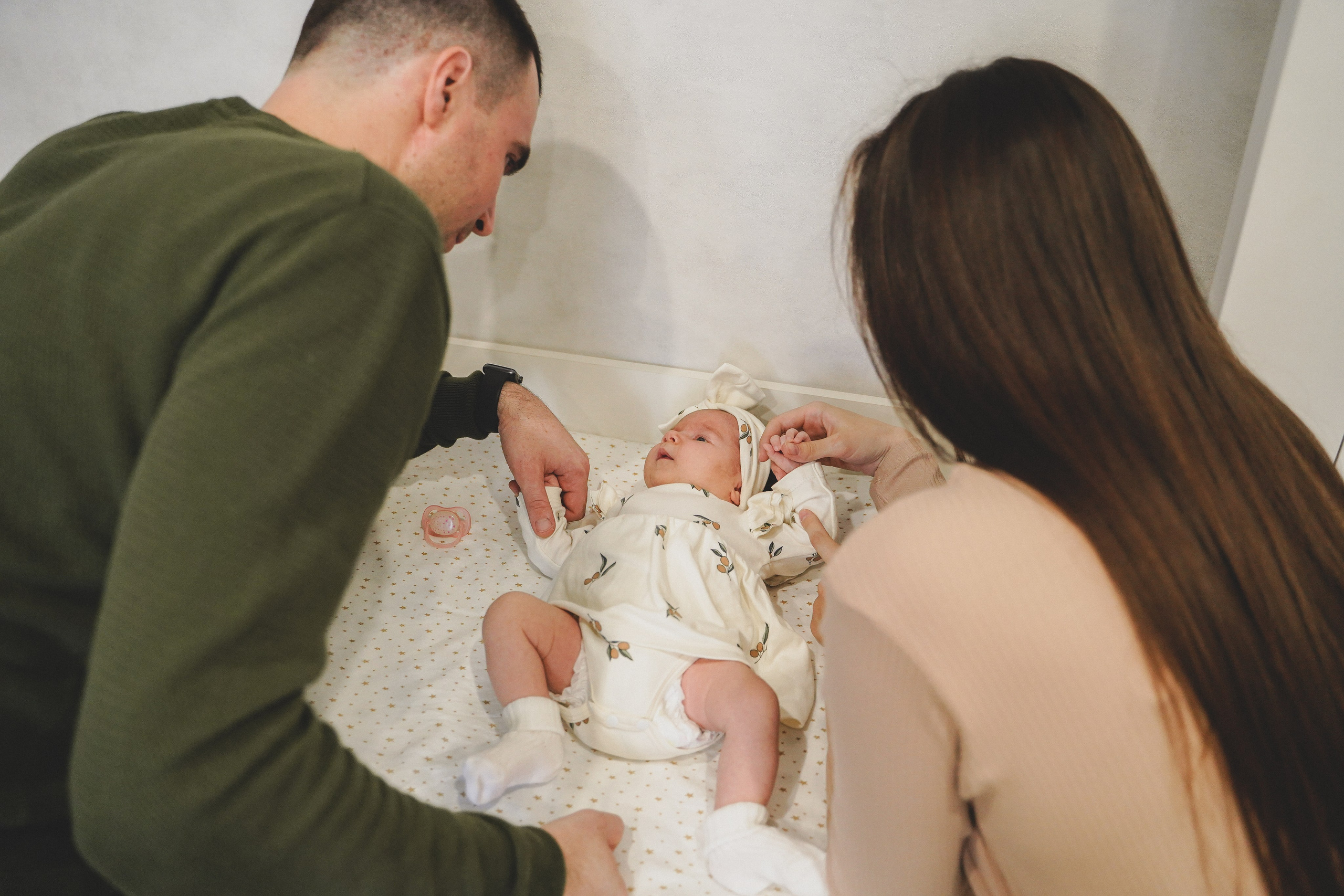 Домашняя фотосессия с младенцем. Семейный и женский фотограф в Краснодаре Анастасия Приймак