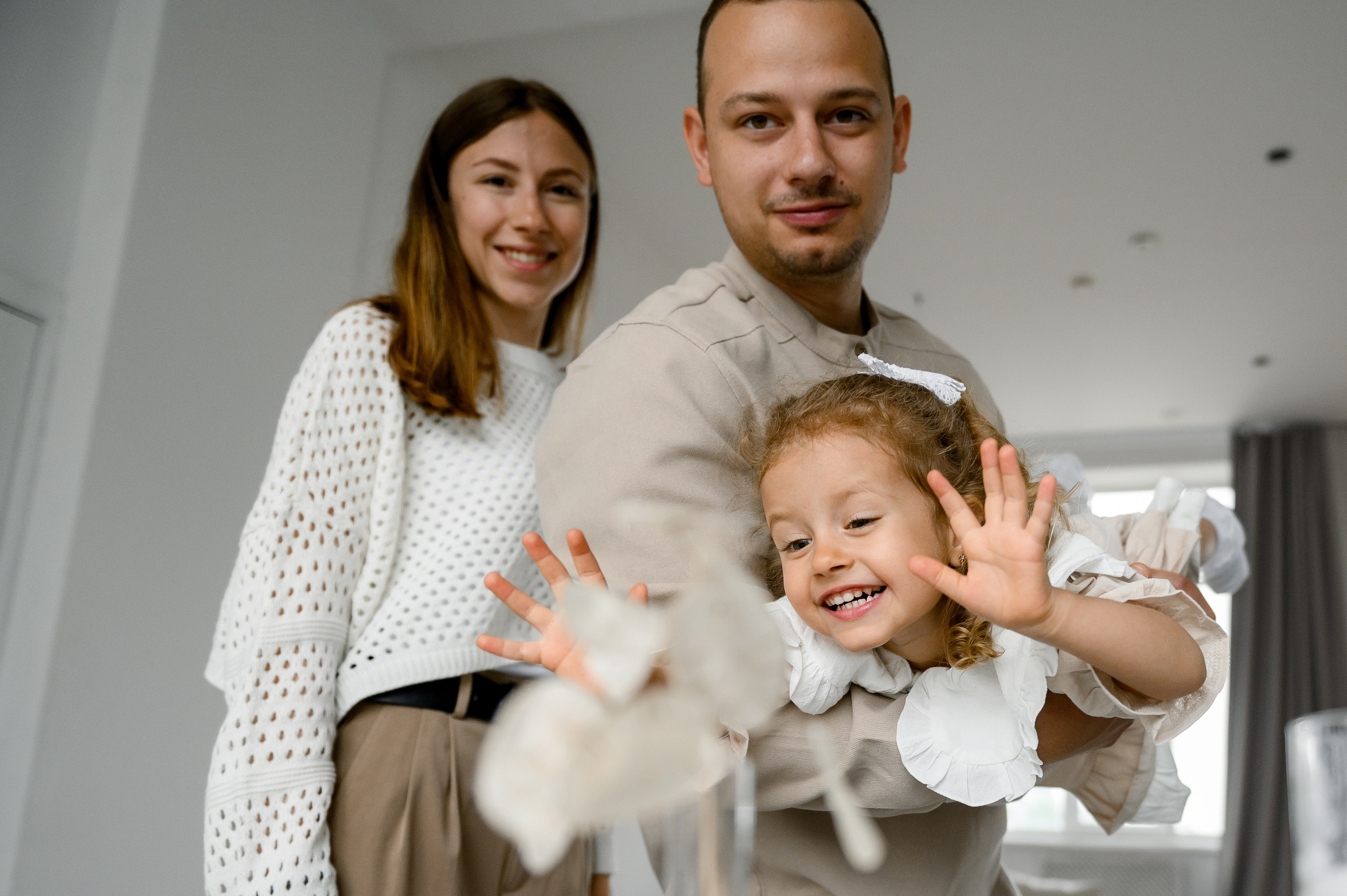 Очаровательная Ева с родителями. Свадебный и семейный фотограф в Ставрополе Роман Иванов