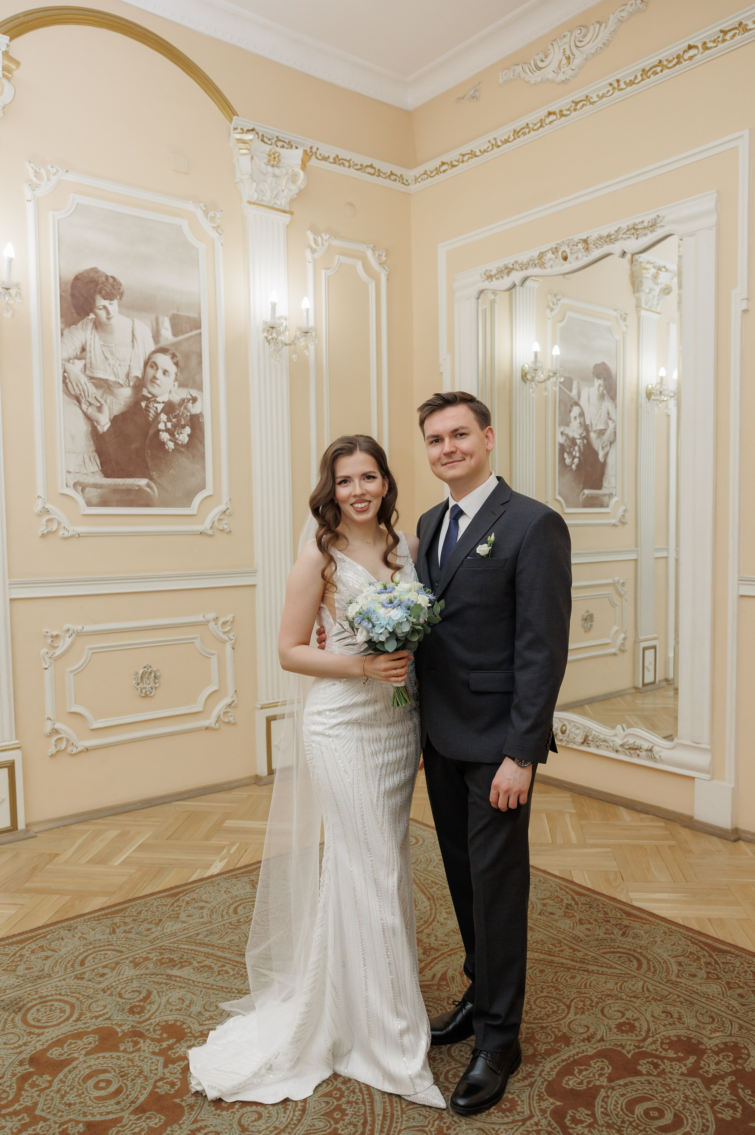 Даша и Дима, Грибоедовский ЗАГС. Свадебный и репортажный фотограф (Москва, Королев и другие)