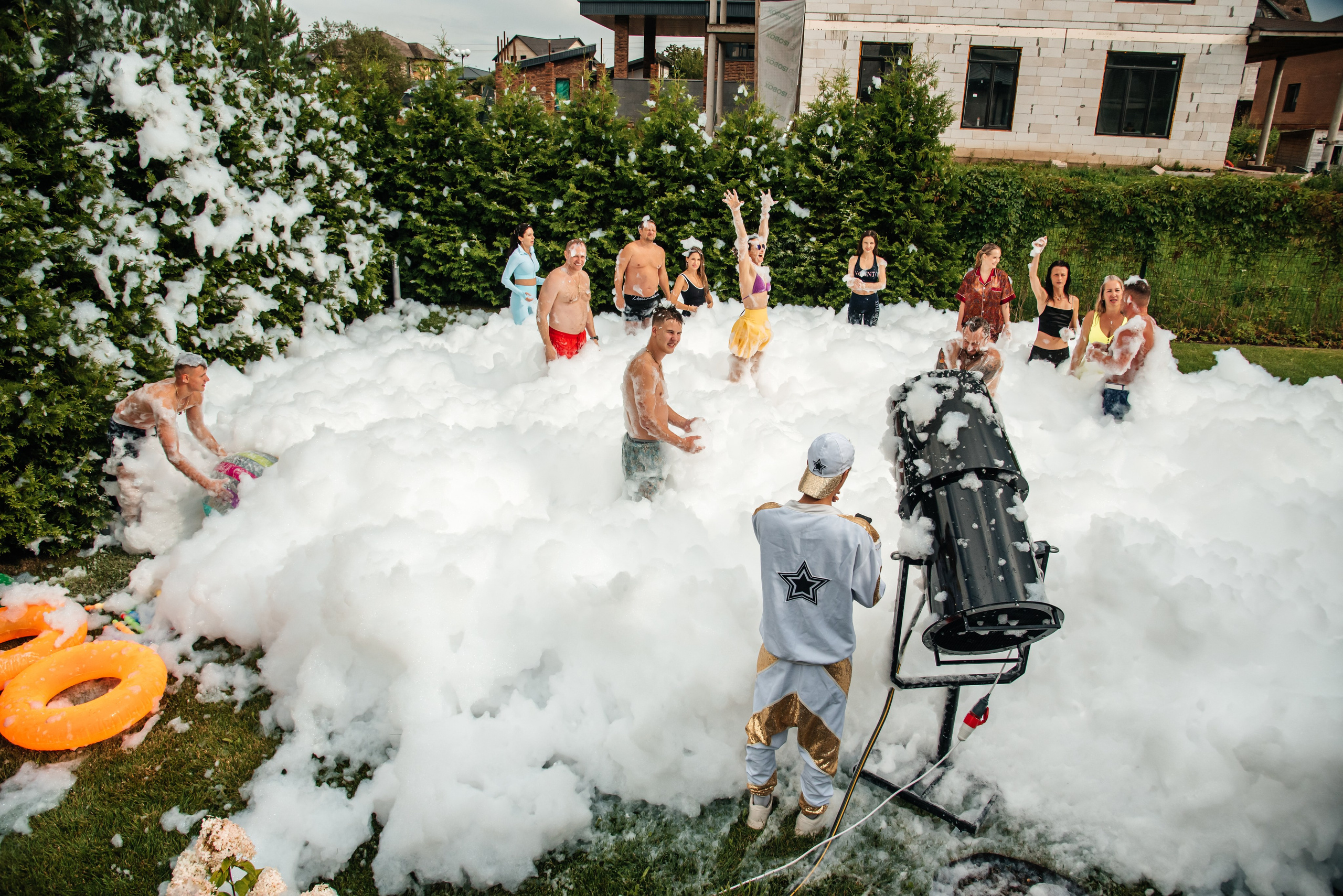 Пенная вечеринка. Свадебный и семейный фотограф в Москве Елена Брюханова
