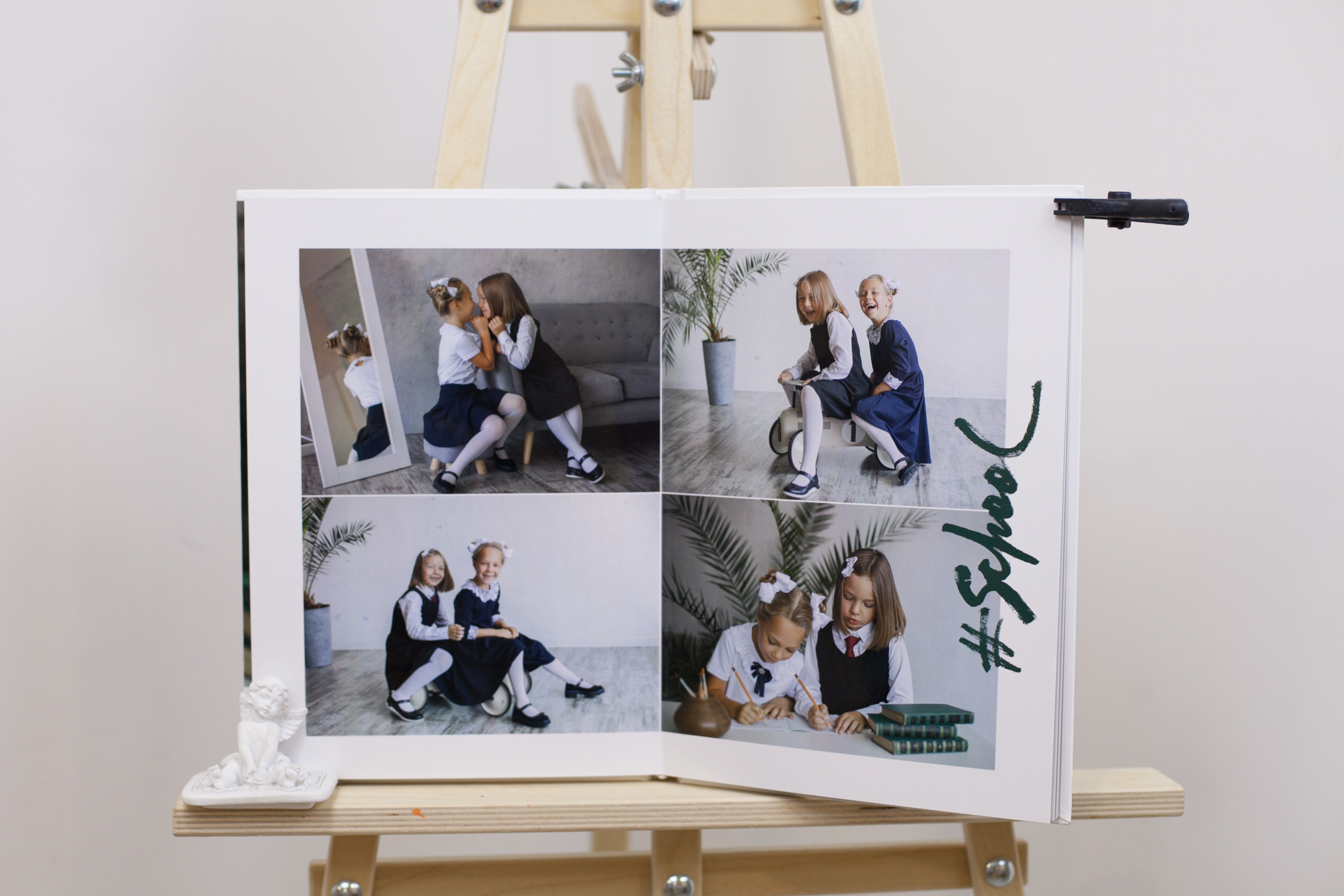 VIP альбом для младших классов. Ирина Коновалова школьный фотограф. Выпускные альбомы Ярославль