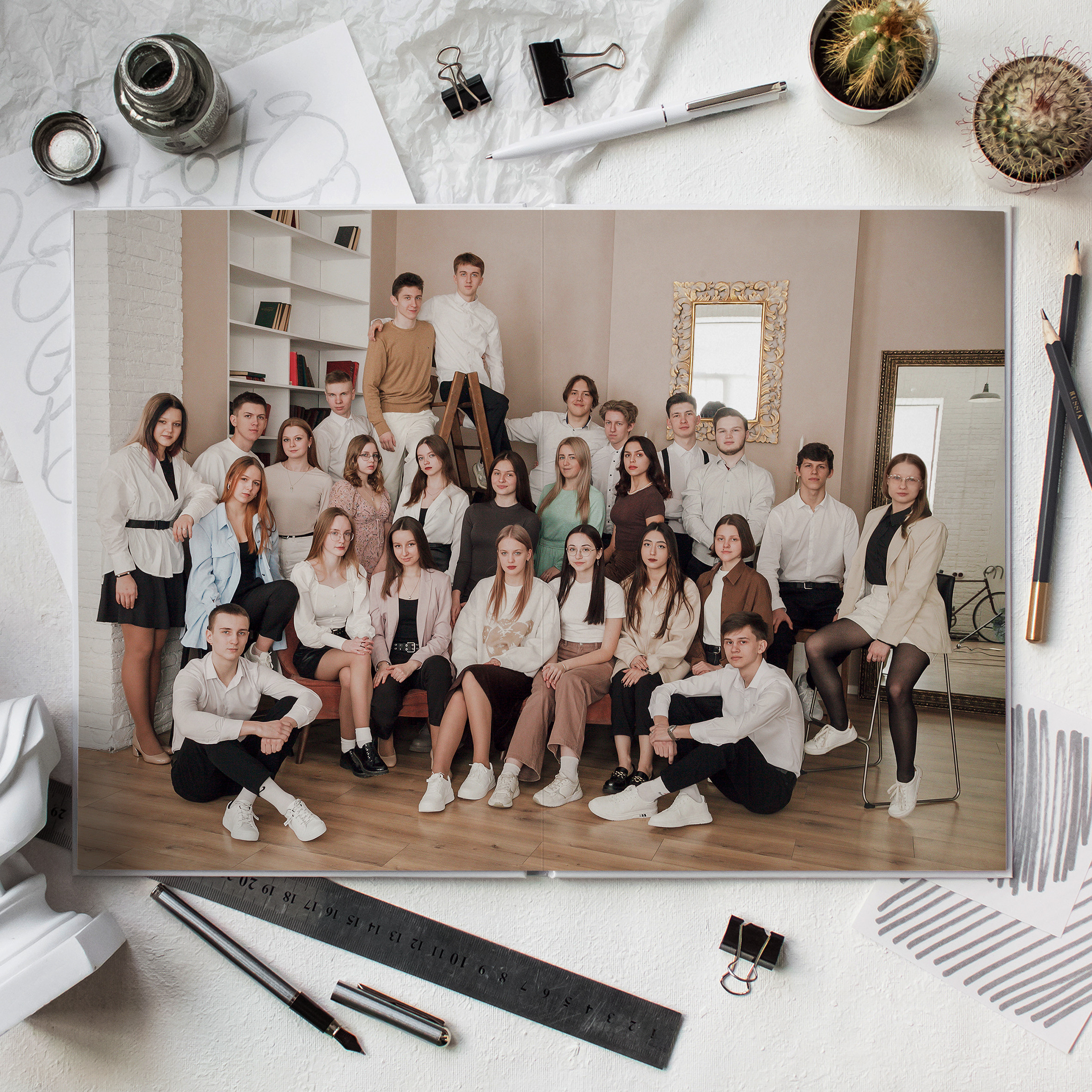 СТАНДАРТ. Ирина Коновалова школьный фотограф. Выпускные альбомы Ярославль