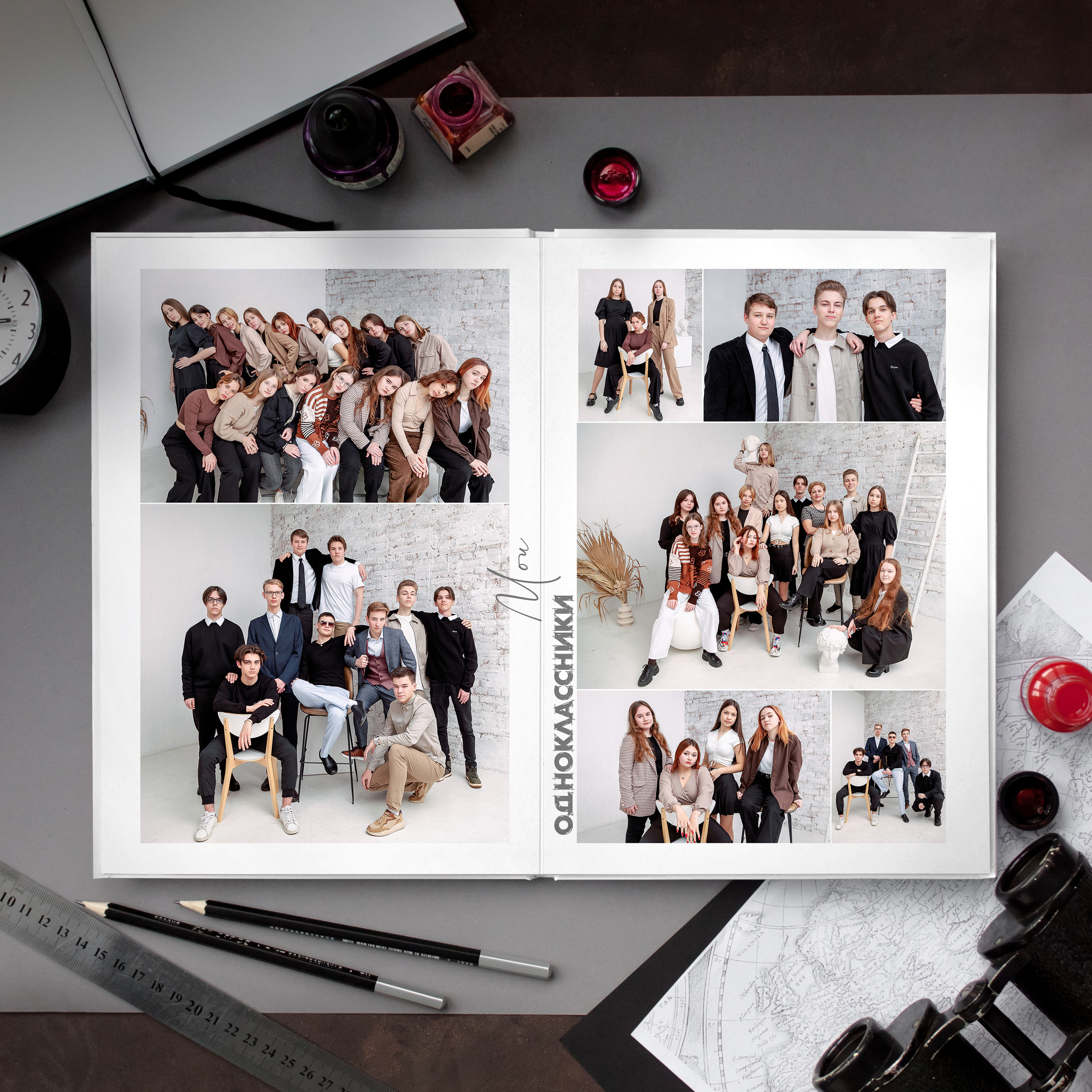 VIP альбом. Ирина Коновалова школьный фотограф. Выпускные альбомы Ярославль