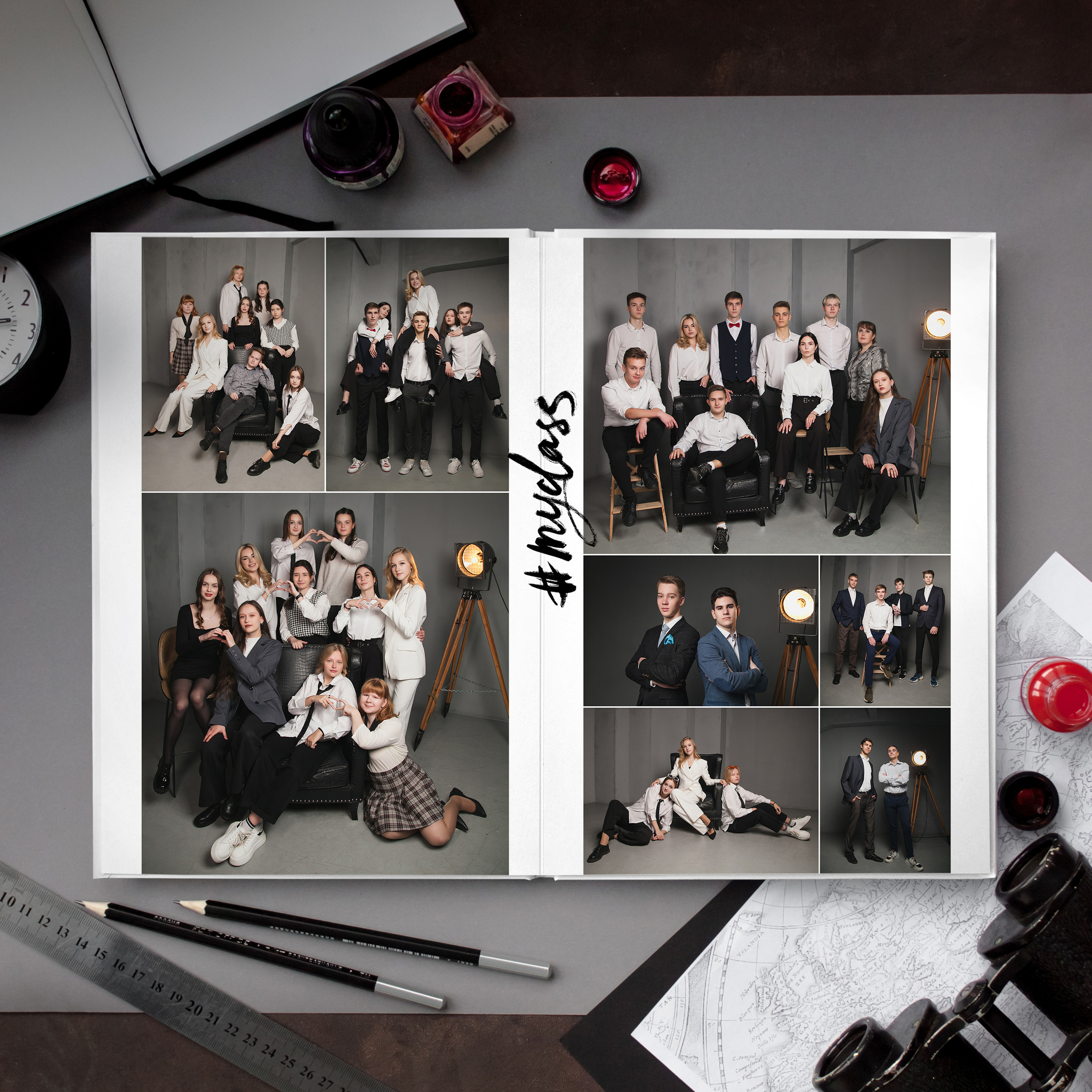 VIP альбом. Ирина Коновалова школьный фотограф. Выпускные альбомы Ярославль