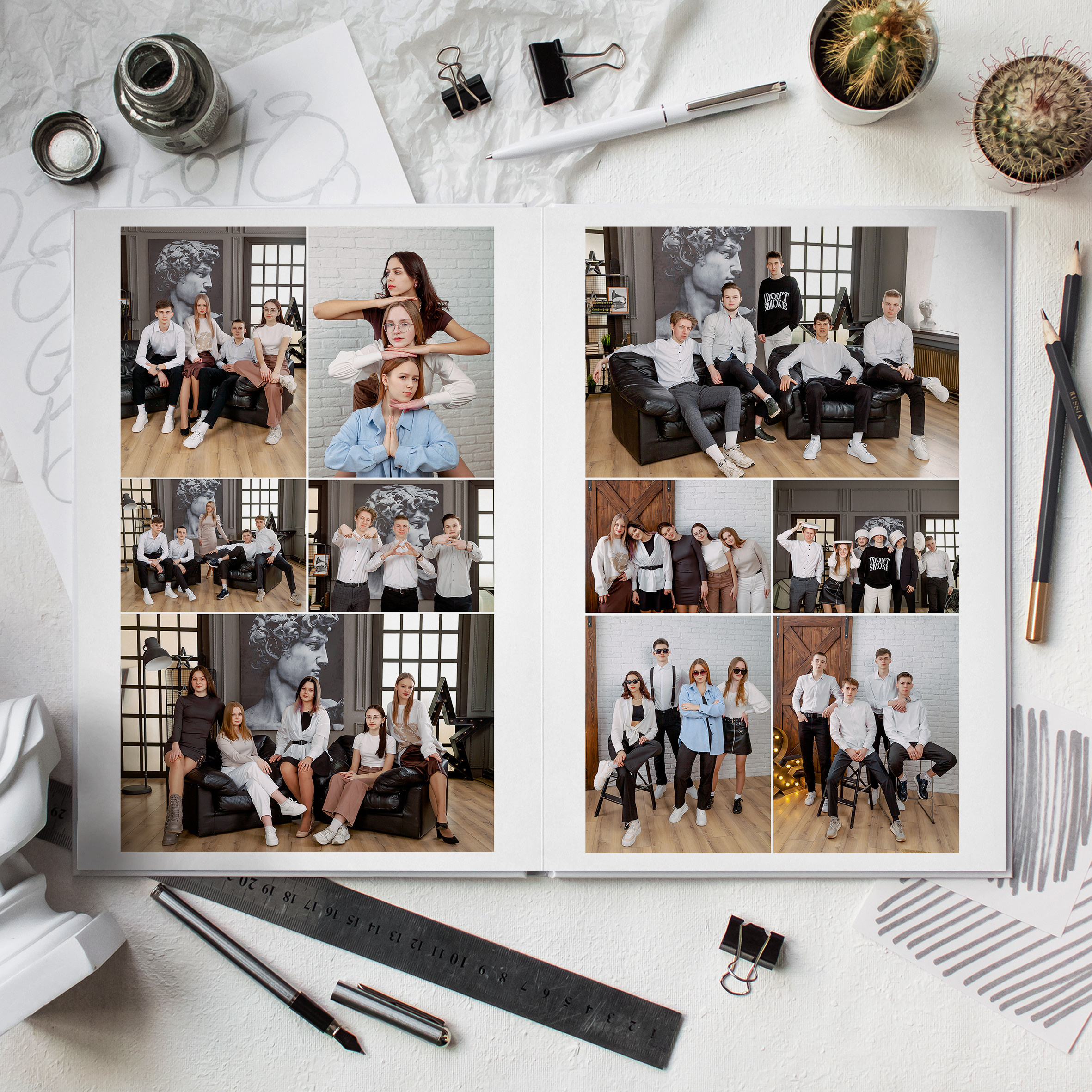 СТАНДАРТ. Ирина Коновалова школьный фотограф. Выпускные альбомы Ярославль