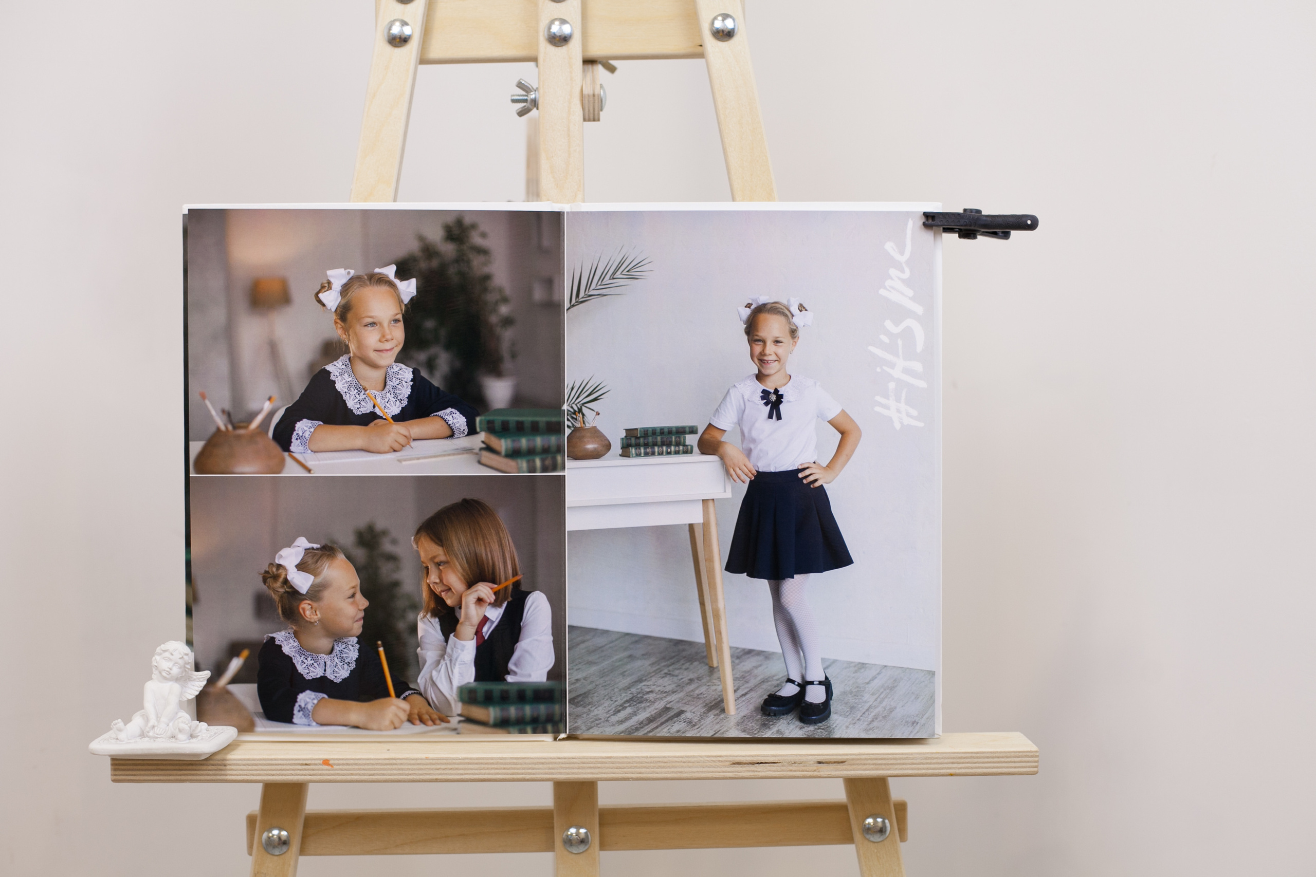 VIP альбом для младших классов. Ирина Коновалова школьный фотограф. Выпускные альбомы Ярославль