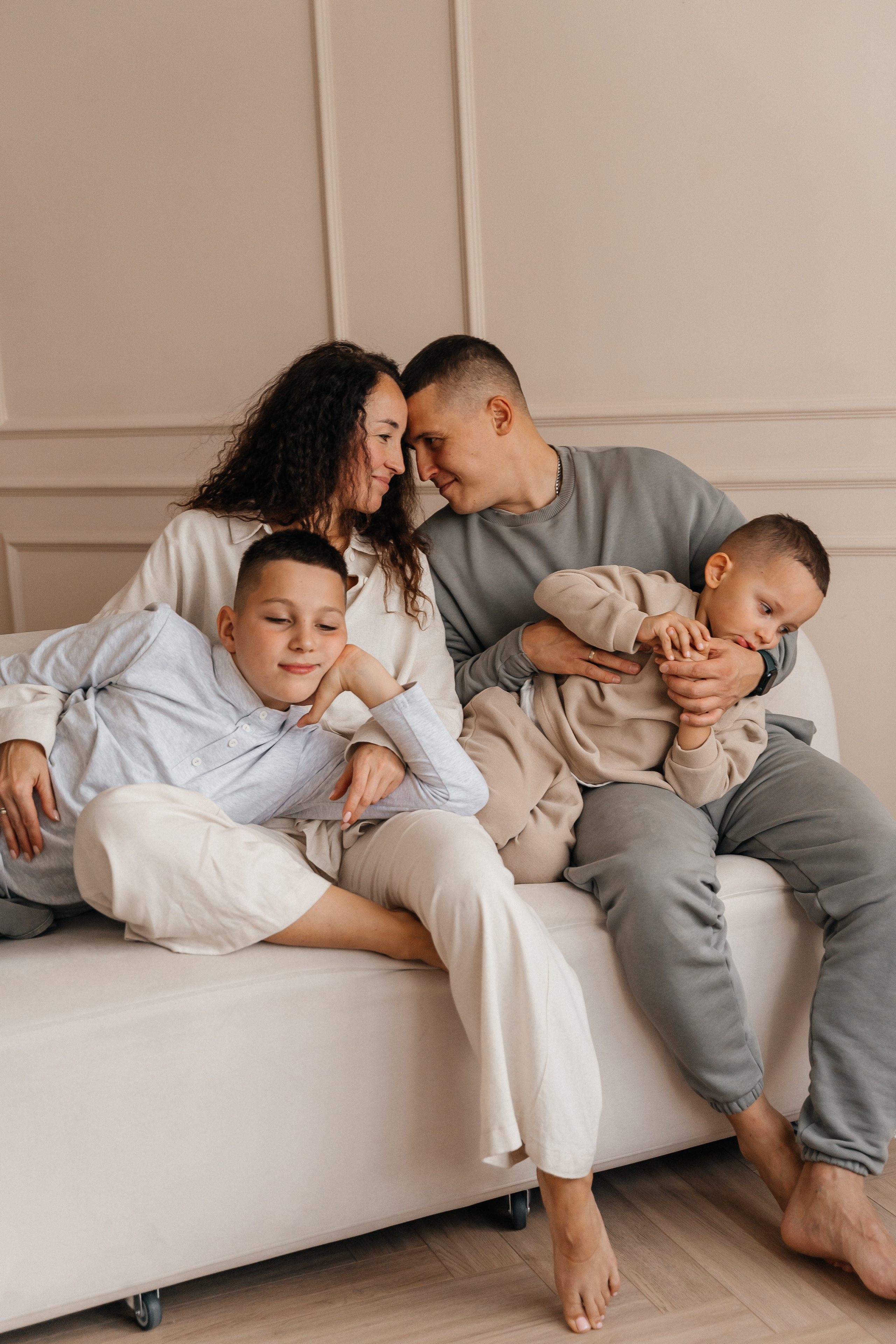 Илья, Вера, Сёма и Дима. Волик Мария